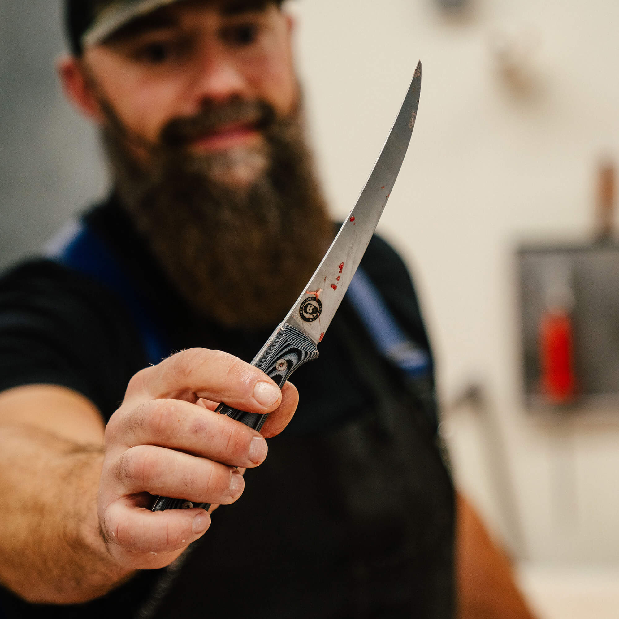 BONING BUTCHER KNIFE - BEARDED BUTCHERS EDITION - GREY/BLACK