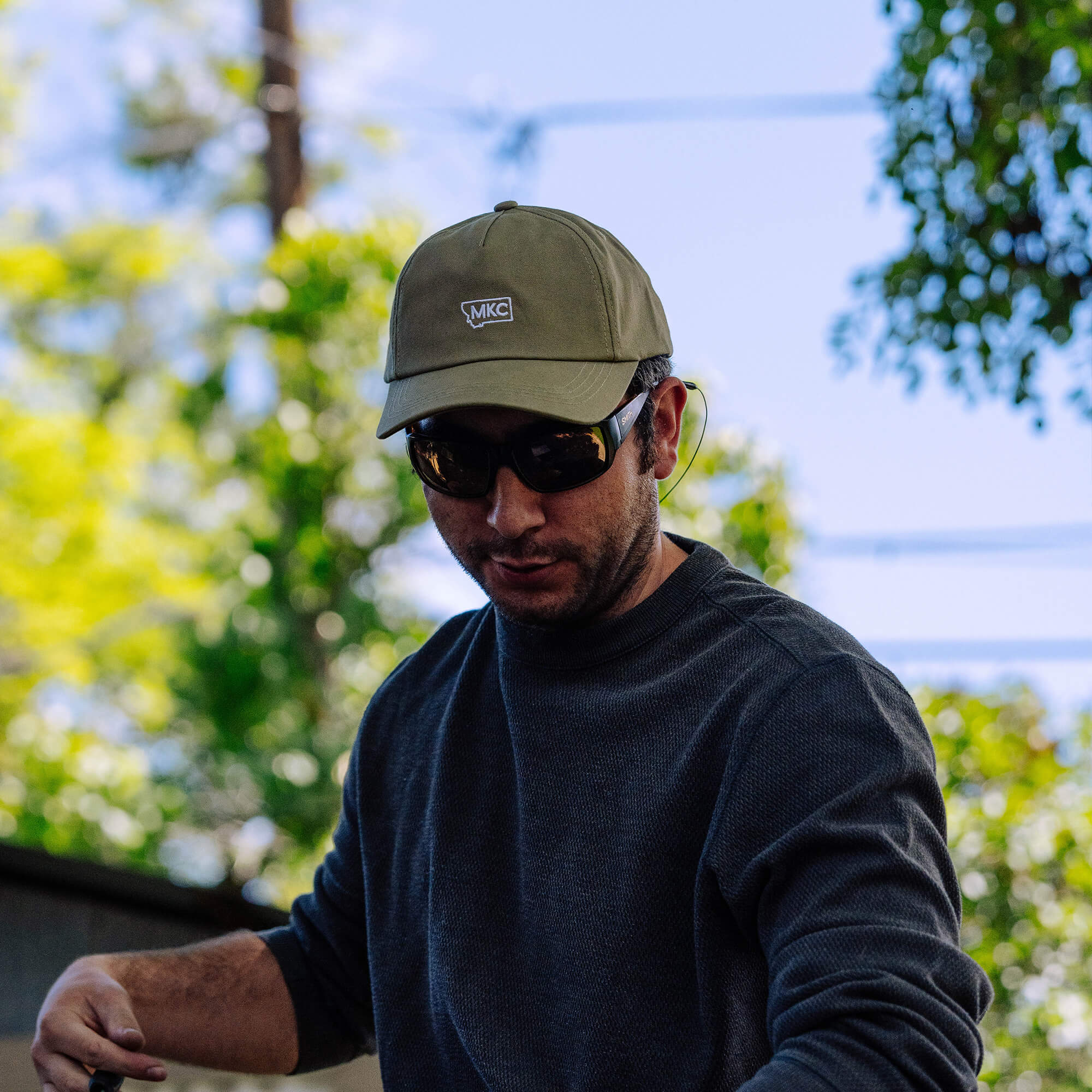 MKC CANVAS DAD HAT - OLIVE