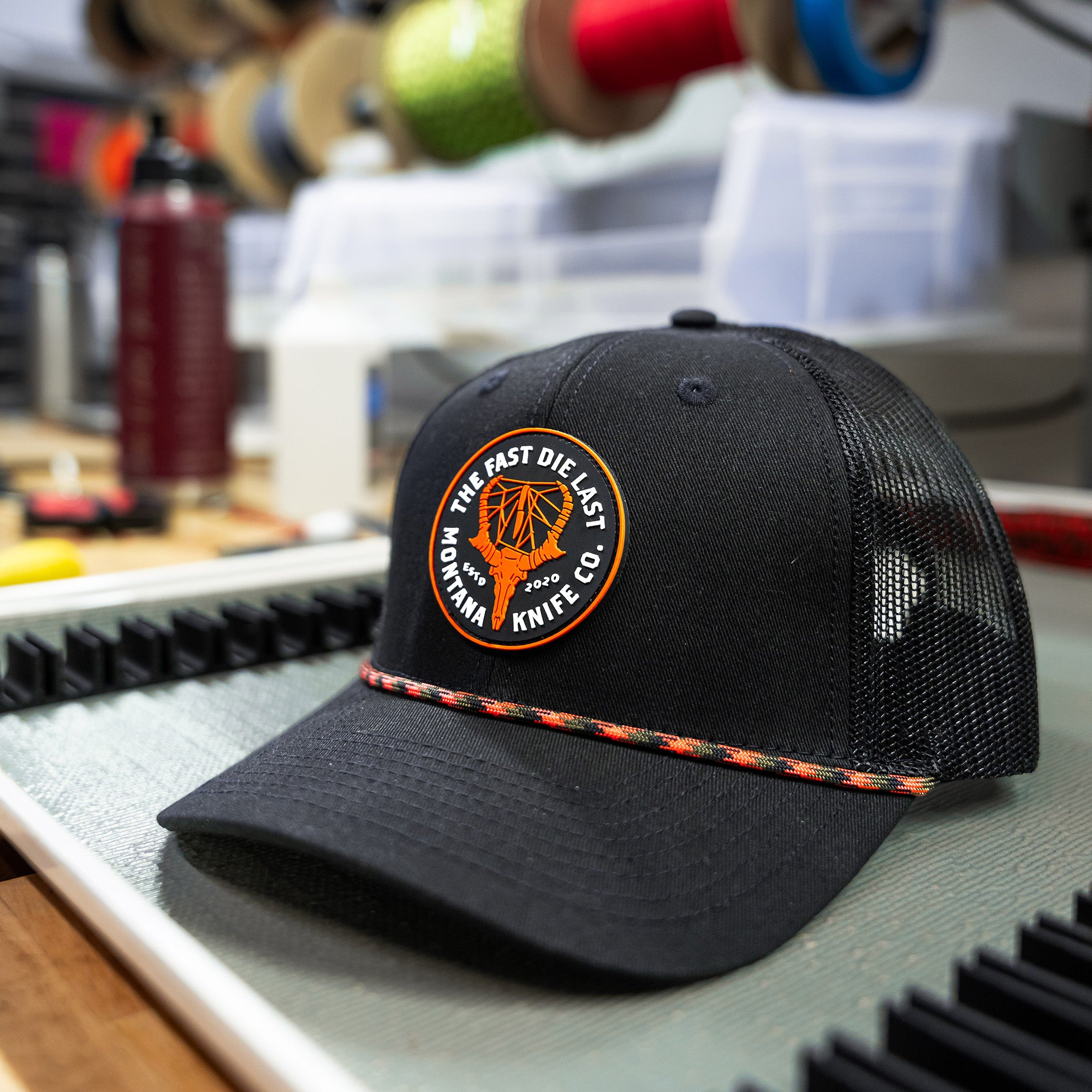 THE FAST DIE LAST HAT - BLACK