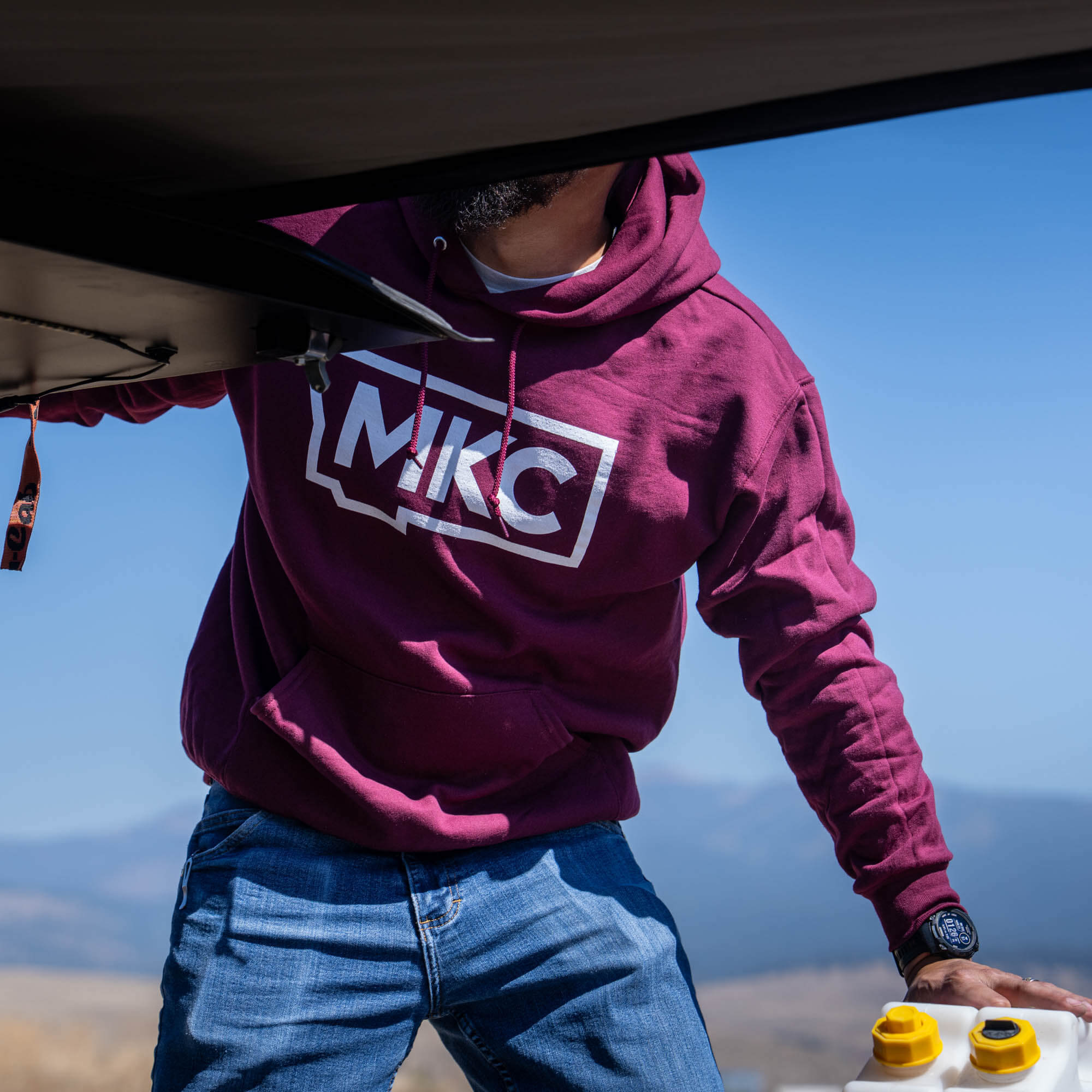 MKC TEAM HOODIE - MAROON