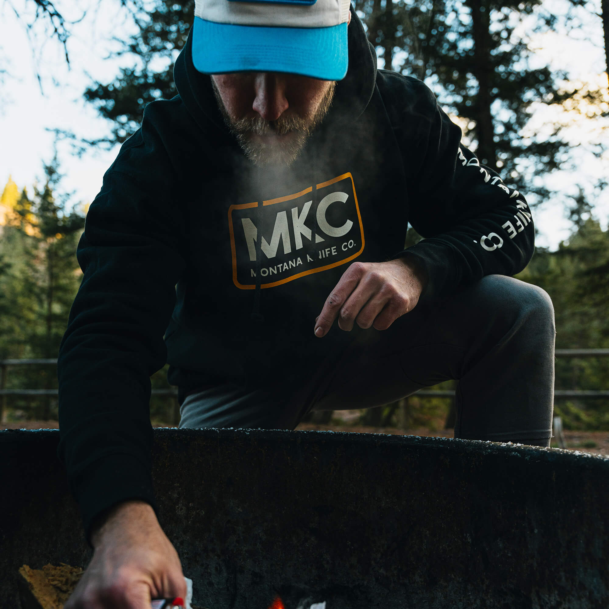 MKC LOGO HOODIE - BLACK