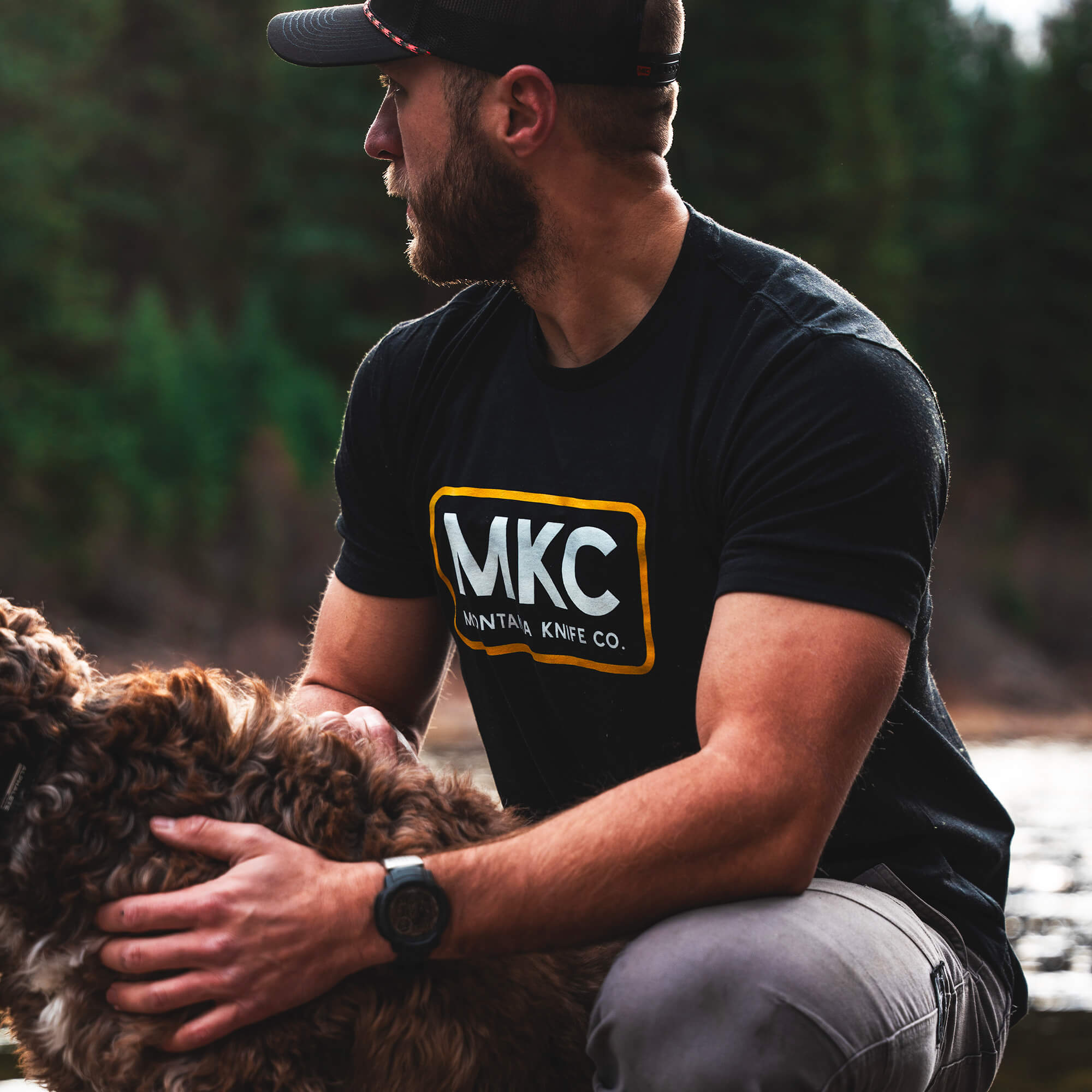 MKC LOGO TEE - BLACK