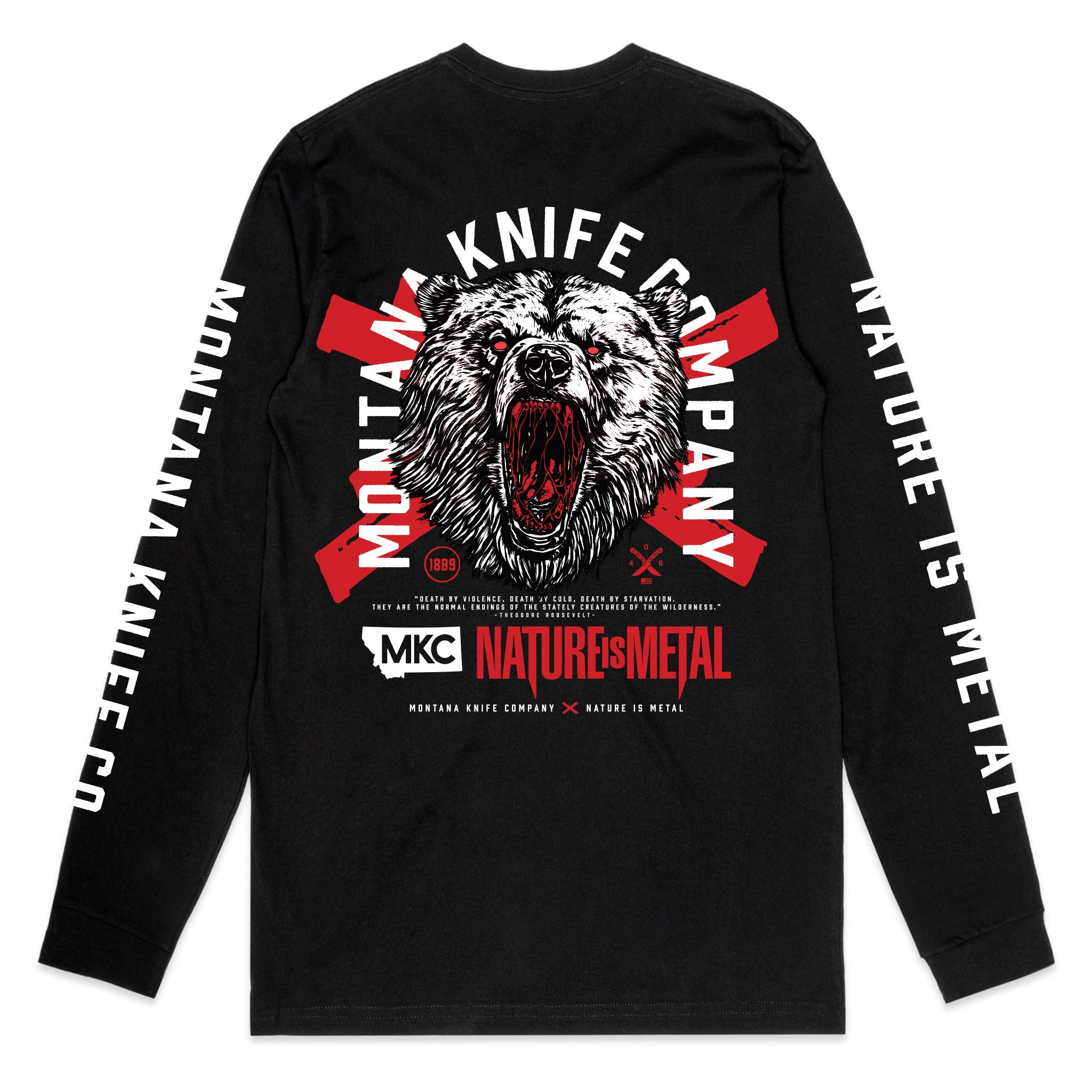 MKC X NATURE IS METAL - LONG SLEEVE TEE