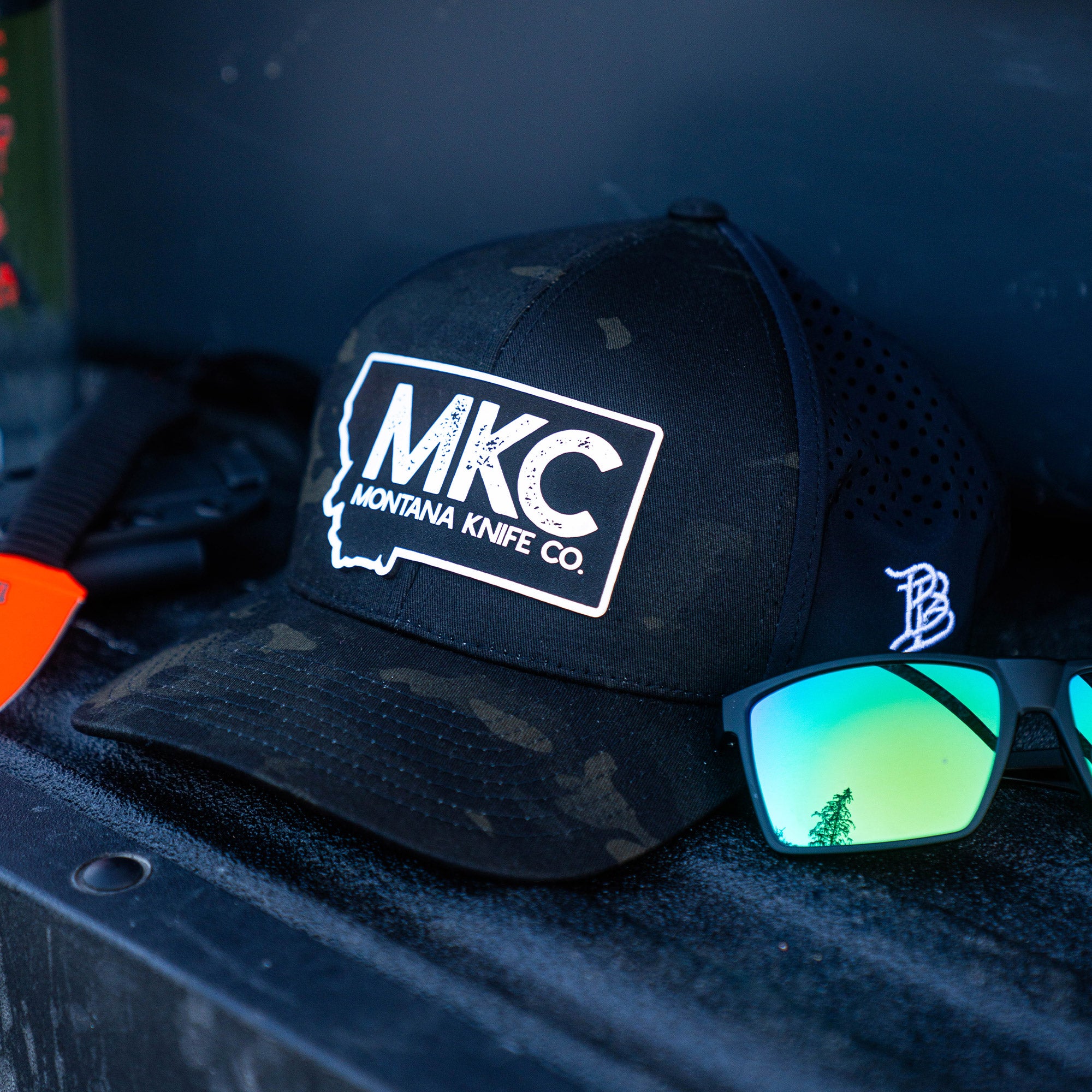 MKC BIG STATE PATCH - PERFORMANCE HAT - DARK CAMO