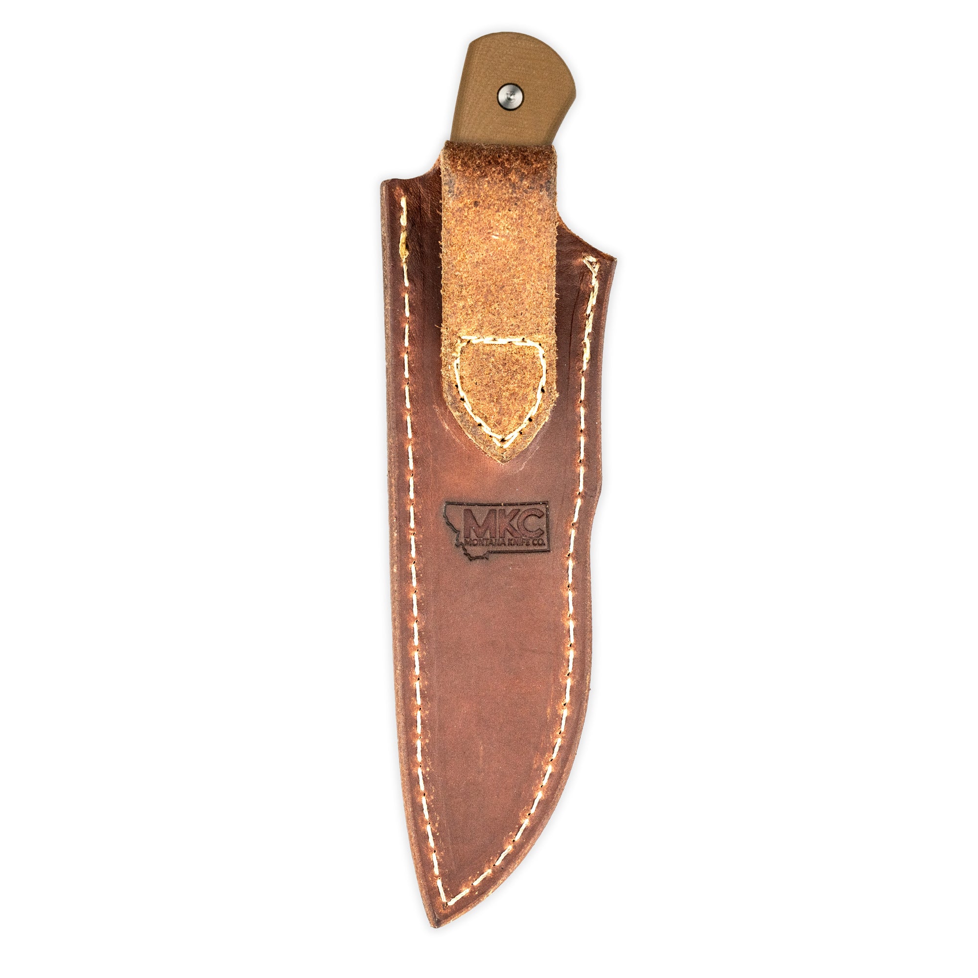 MKC WHITETAIL - VERTICAL LEATHER SHEATH