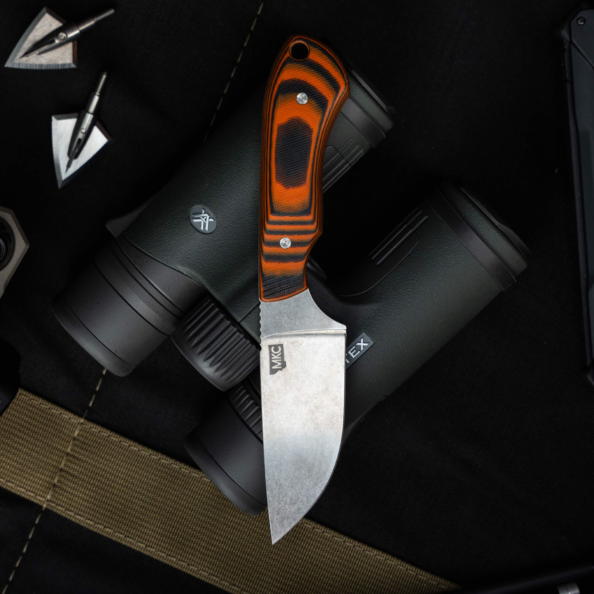 SOLD OUT MKC Elk Knife features a durable blade and striking handle, ideal for outdoor enthusiasts and hunters.