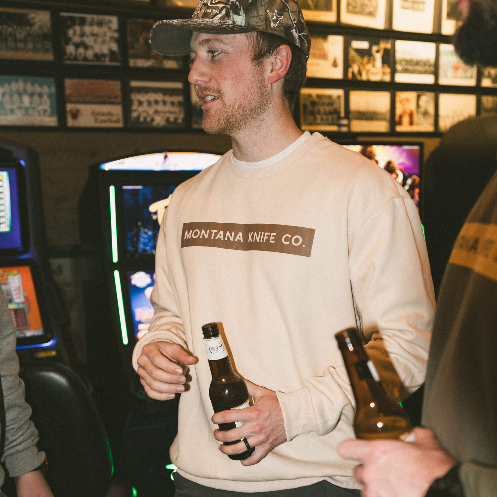 MKC CREWNECK SWEATSHIRT - NATURAL