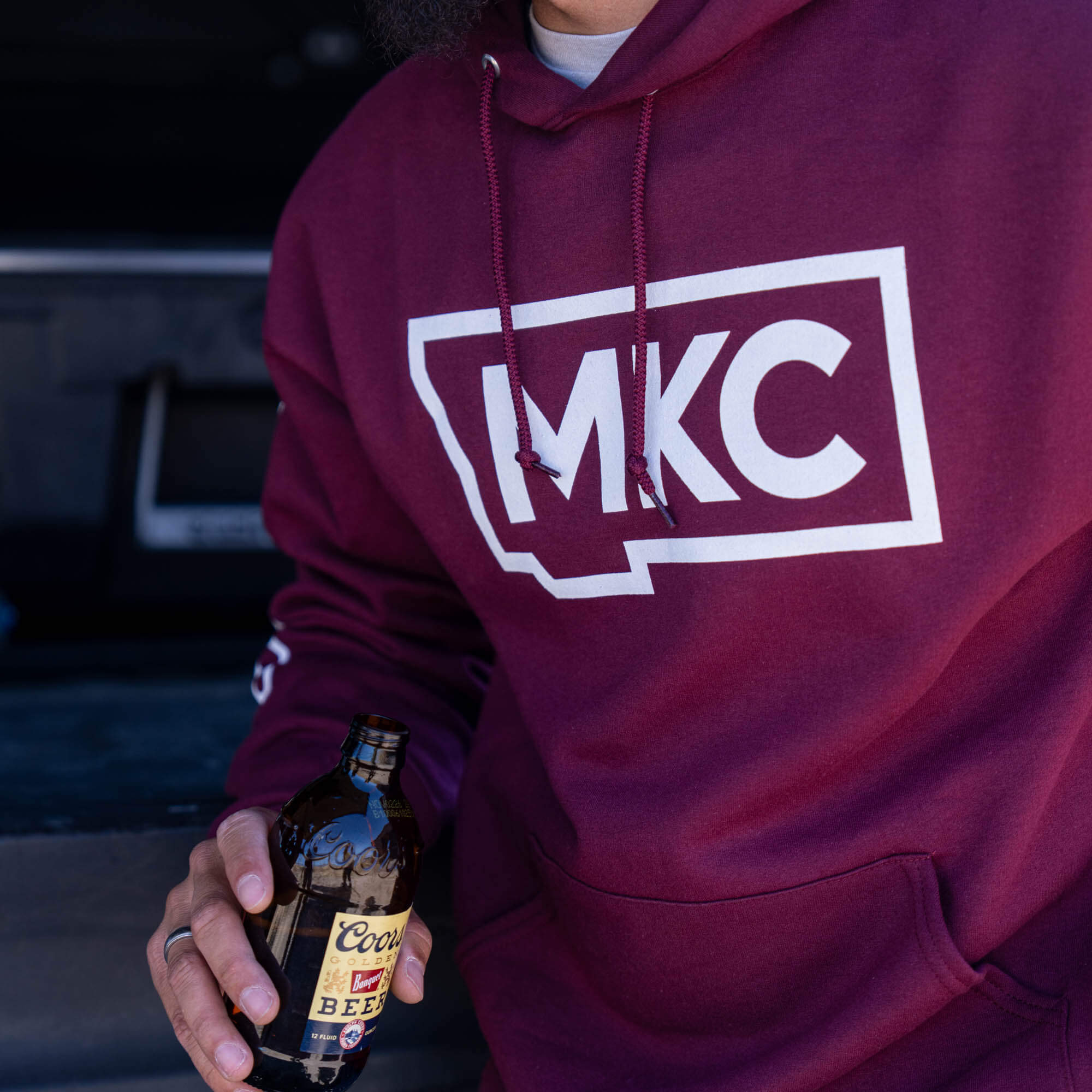 MKC TEAM HOODIE - MAROON