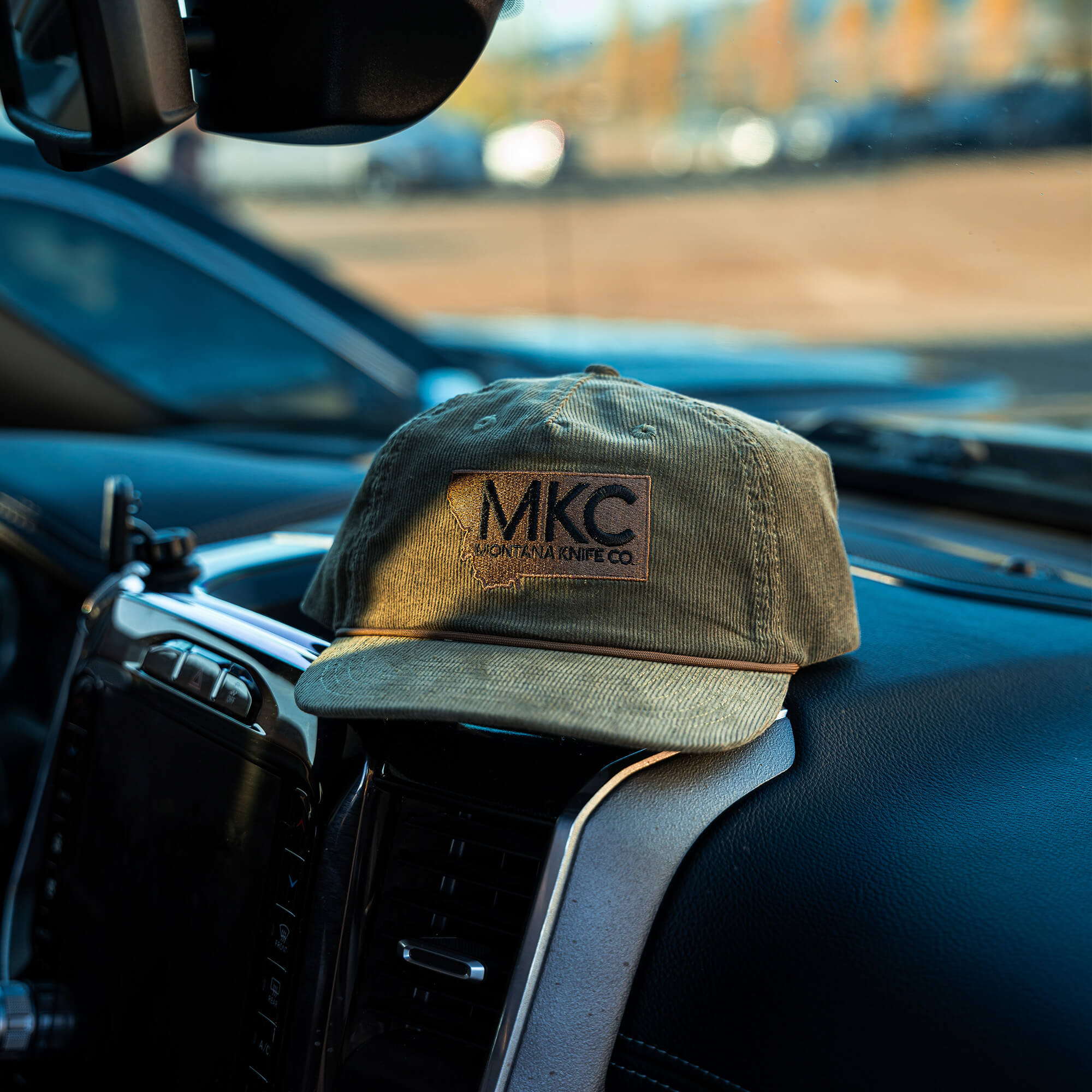 MKC CORDUROY HAT - OLIVE