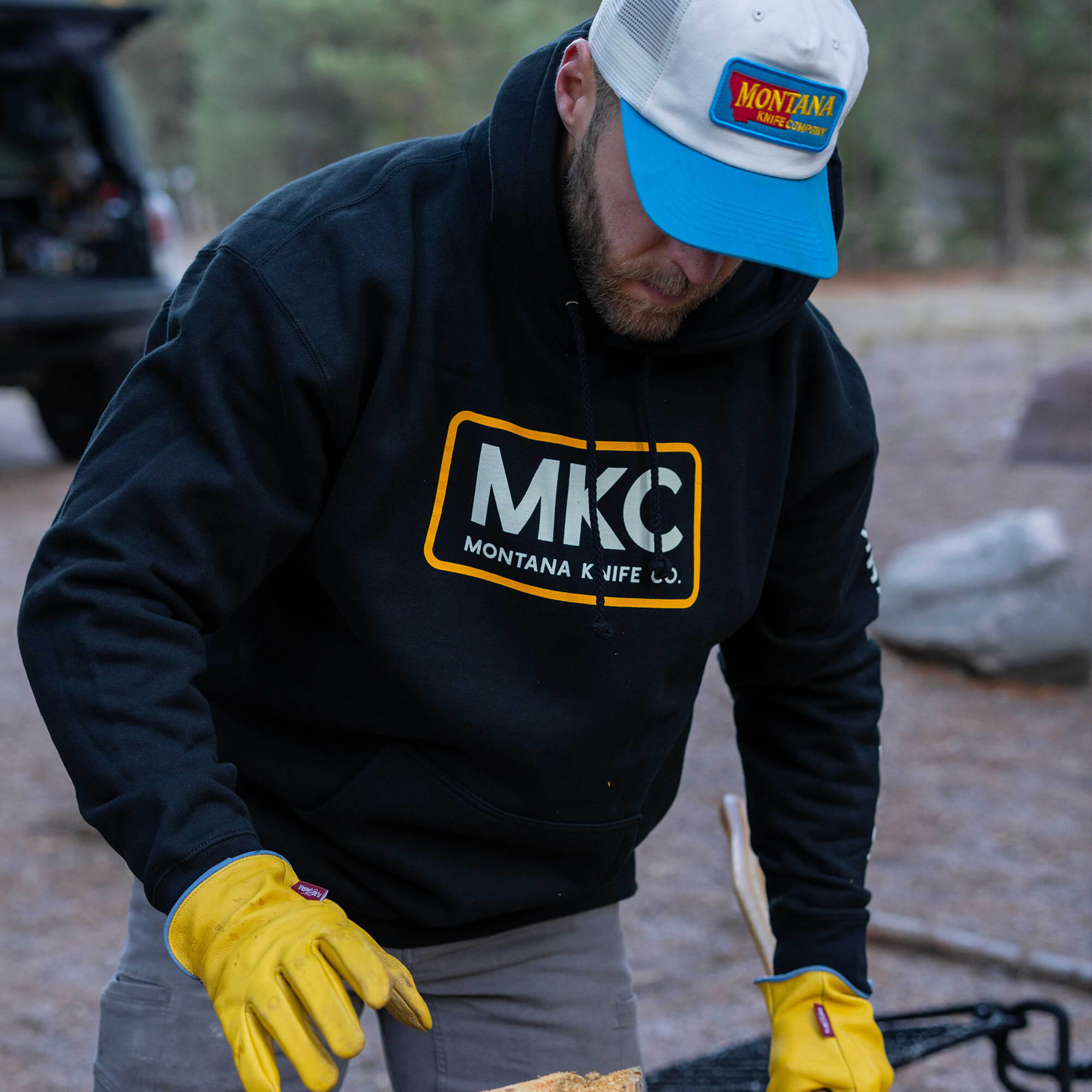 MKC LOGO HOODIE - BLACK