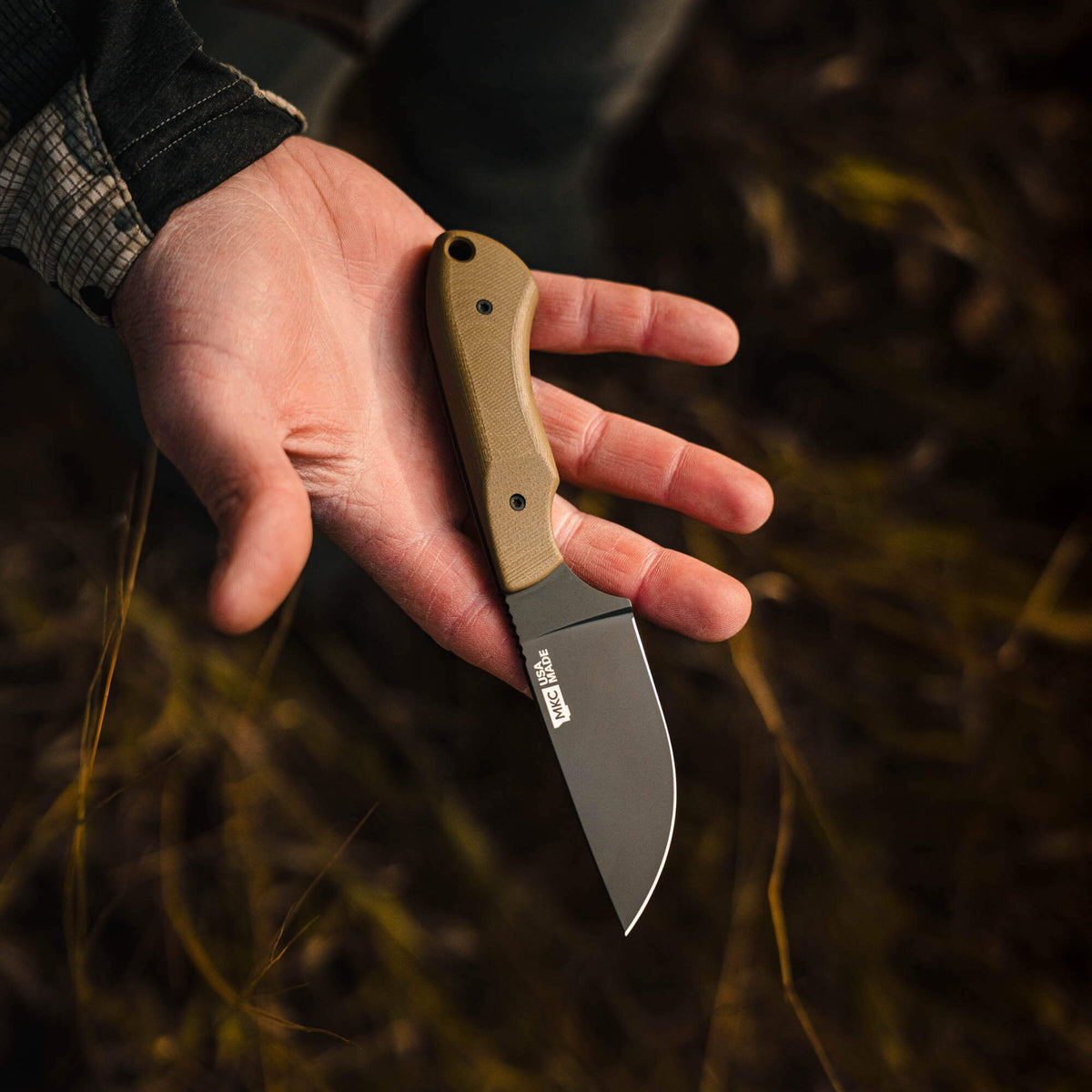 MKC ELK KNIFE - PVD - OLIVE