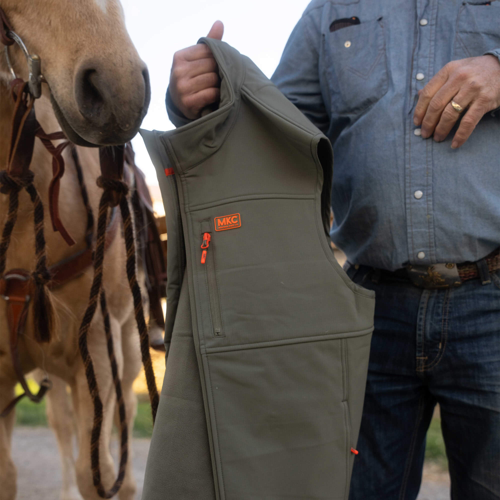 REXFORD RIPSTOP VEST - OLIVE