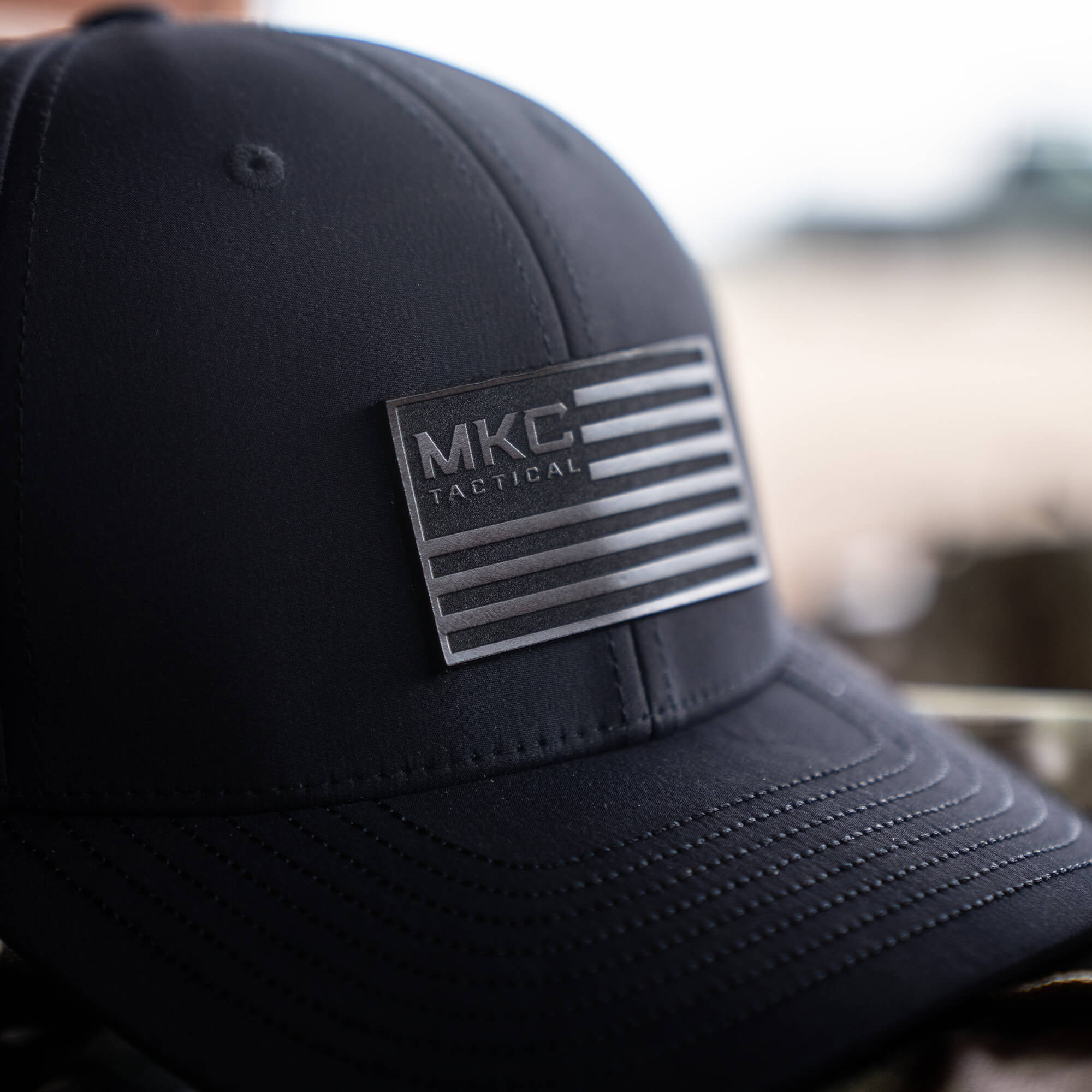 MKC TACTICAL OLD GLORY PRO HAT - BLACK