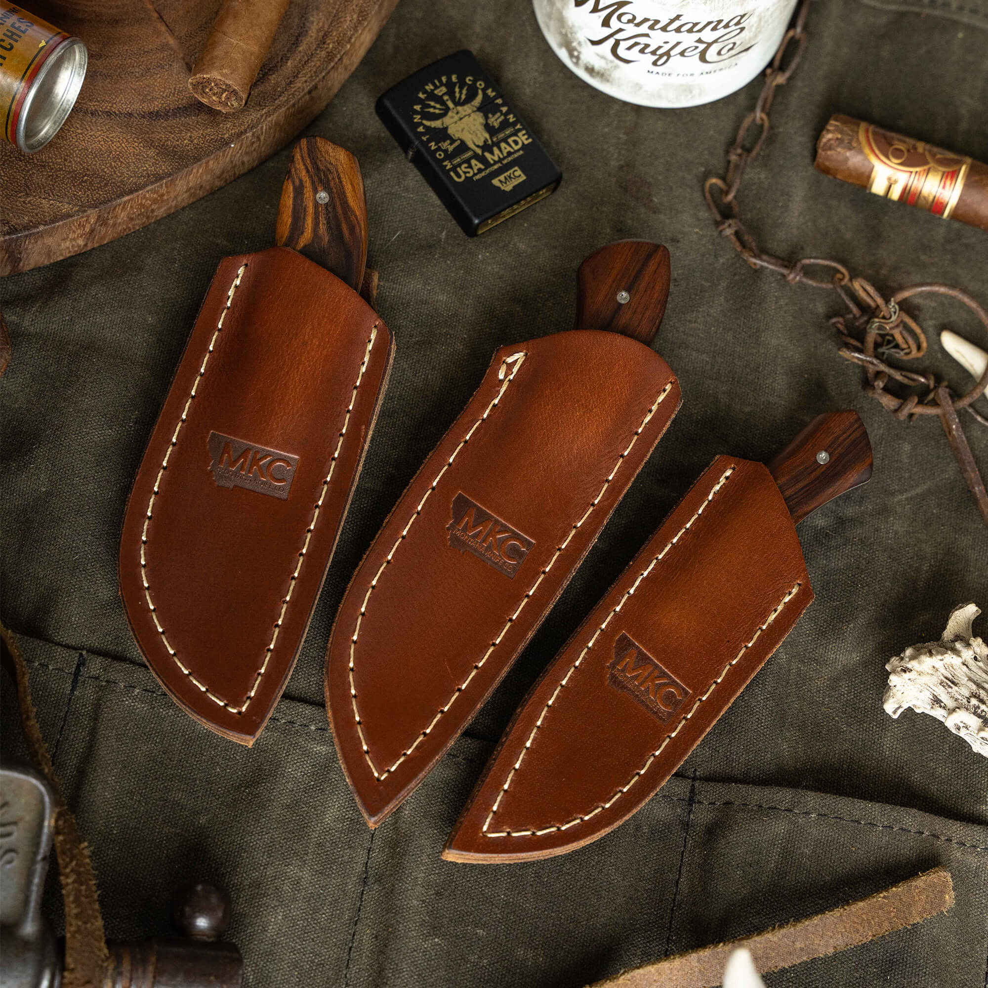 TRADITIONS KNIVES - FULL SET OF 3