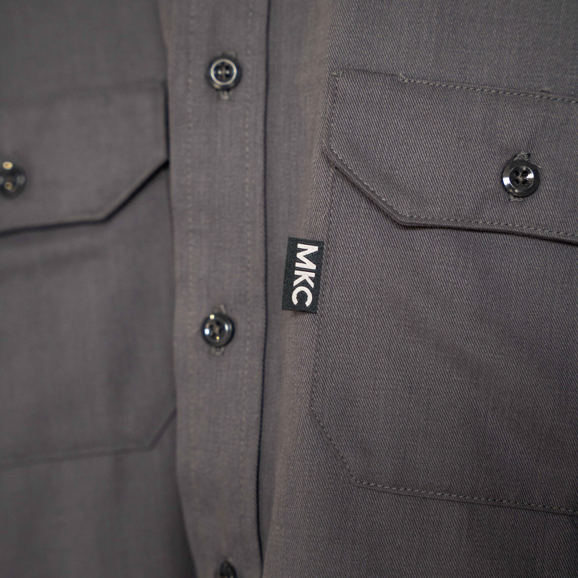 MKC SHOP SHIRT - USA MADE - GRAPHITE