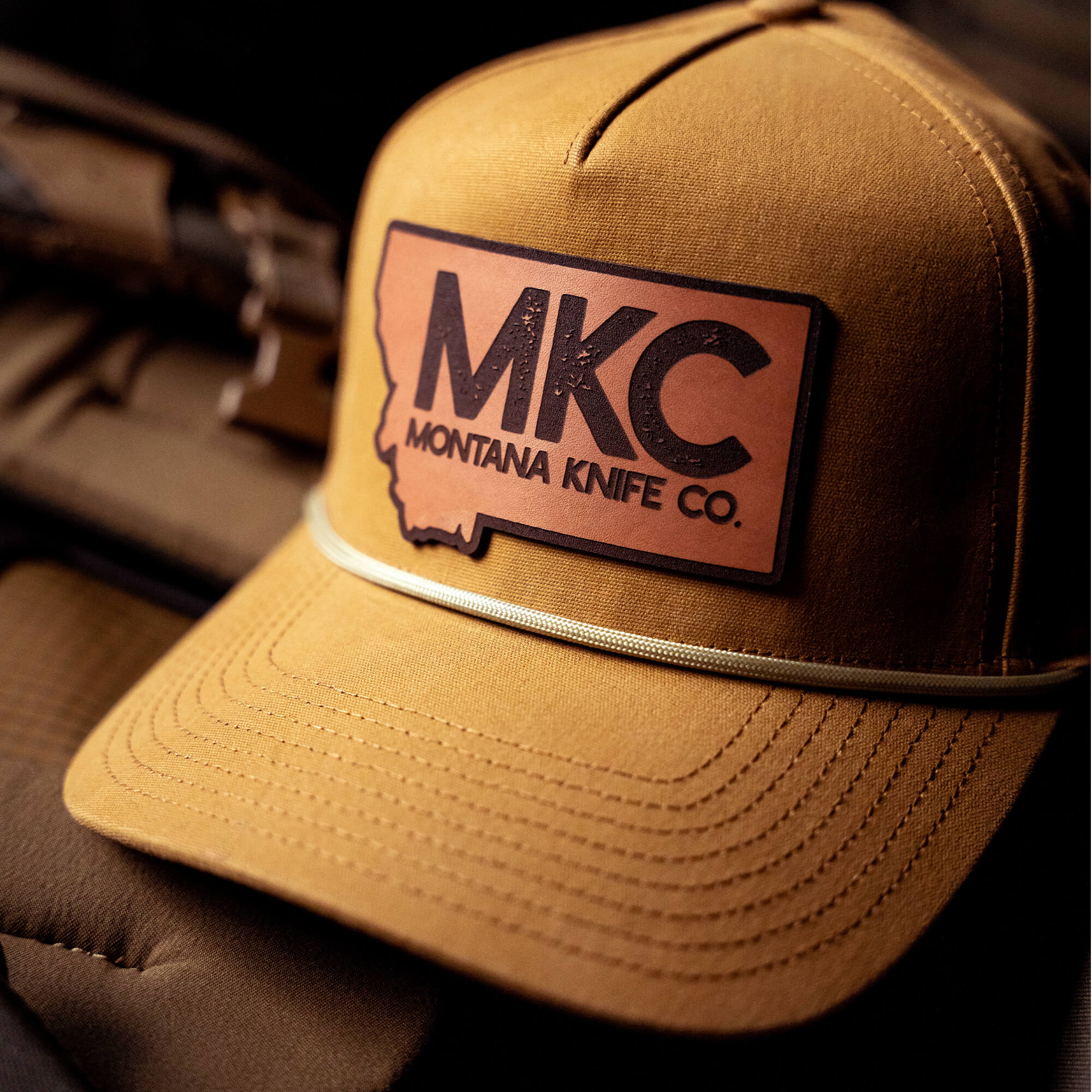 MKC BIG STATE PATCH - ROPE HAT - CANVAS