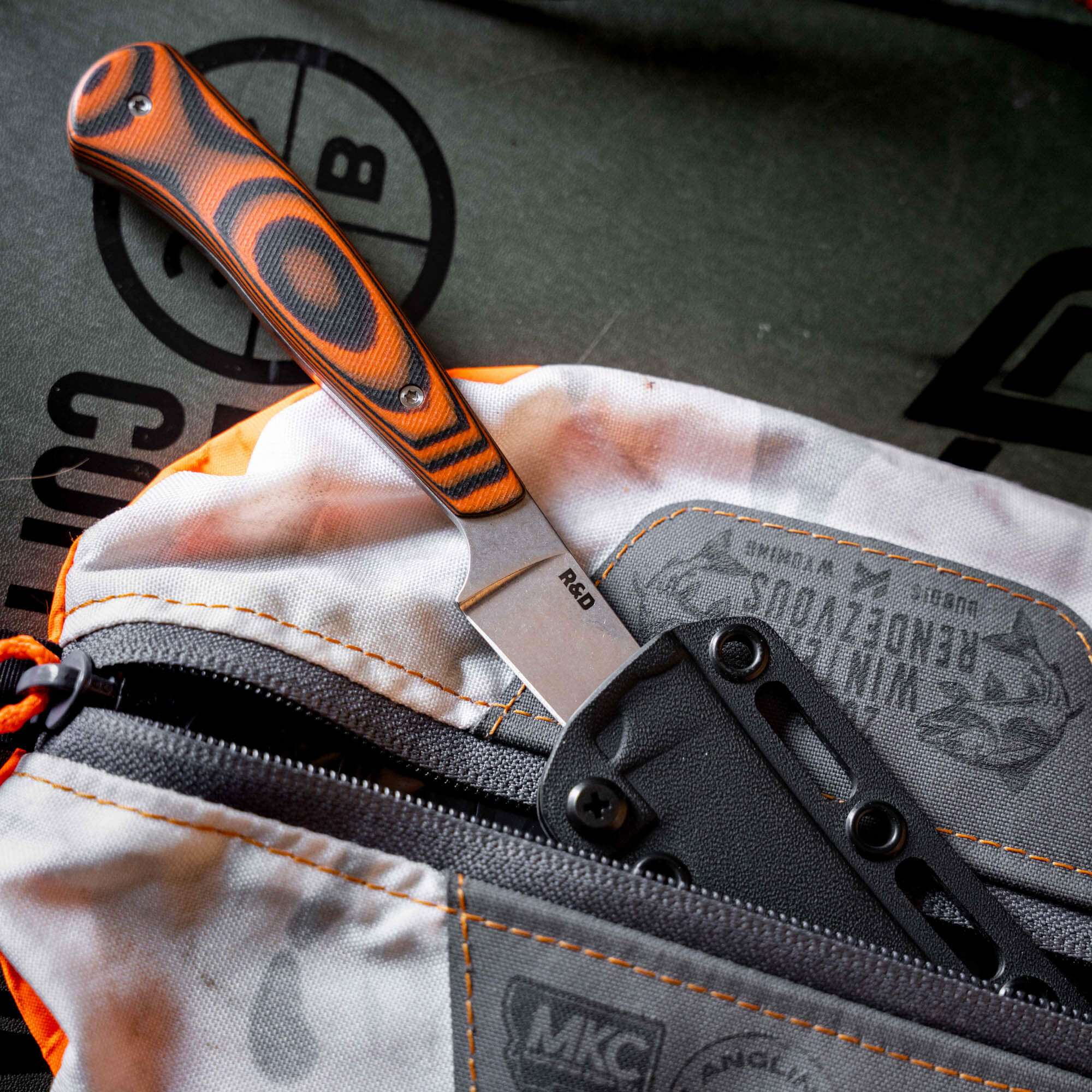 FIELD BONING KNIFE - ORANGE & BLACK