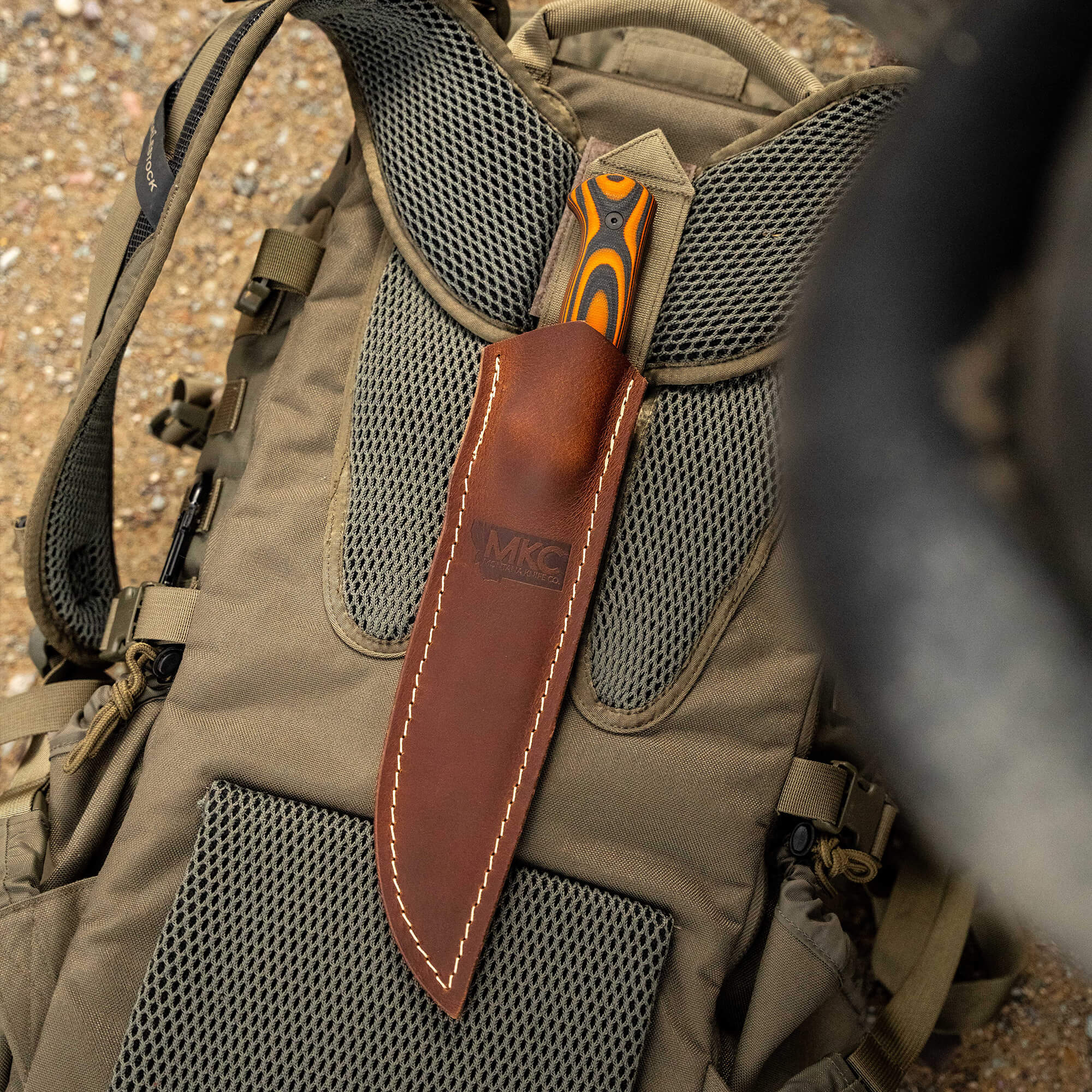 MARSHALL BUSHCRAFT REVERSIBLE CARRY LEATHER SHEATH