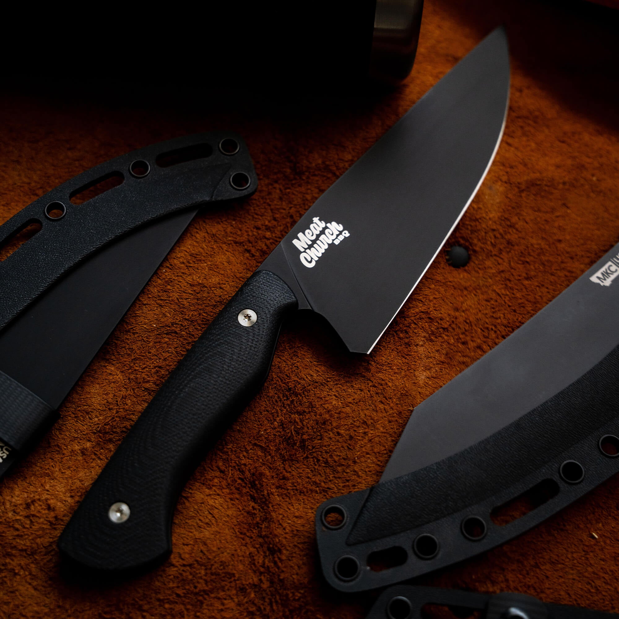 MEAT CHURCH CHEF KNIFE - BLACK