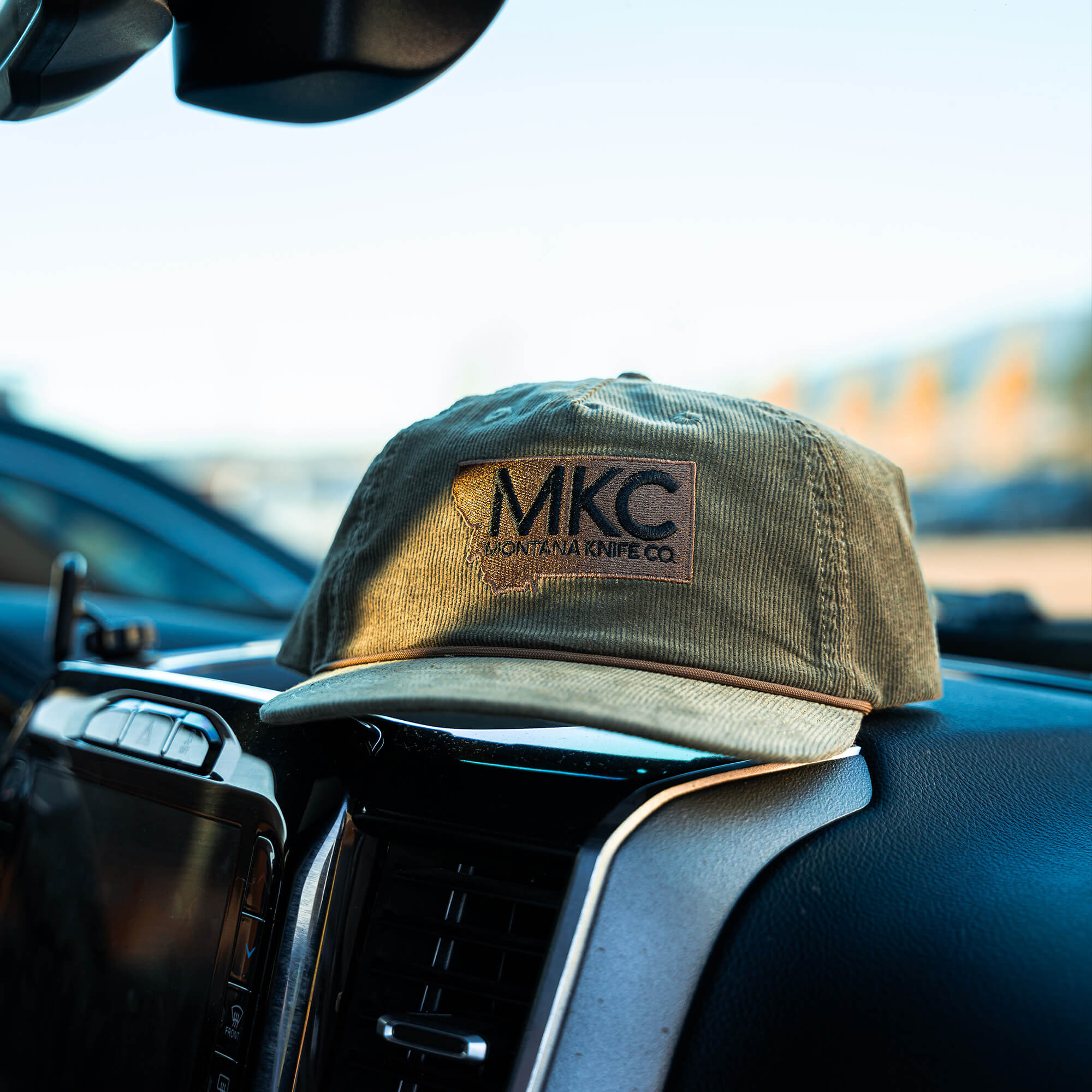 MKC CORDUROY HAT - OLIVE