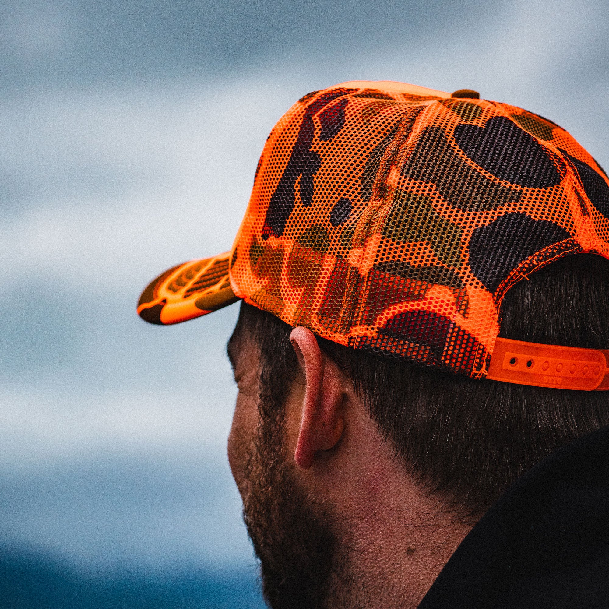 MKC BIG STATE LOGO - ORANGE FOAM HUNTER HAT