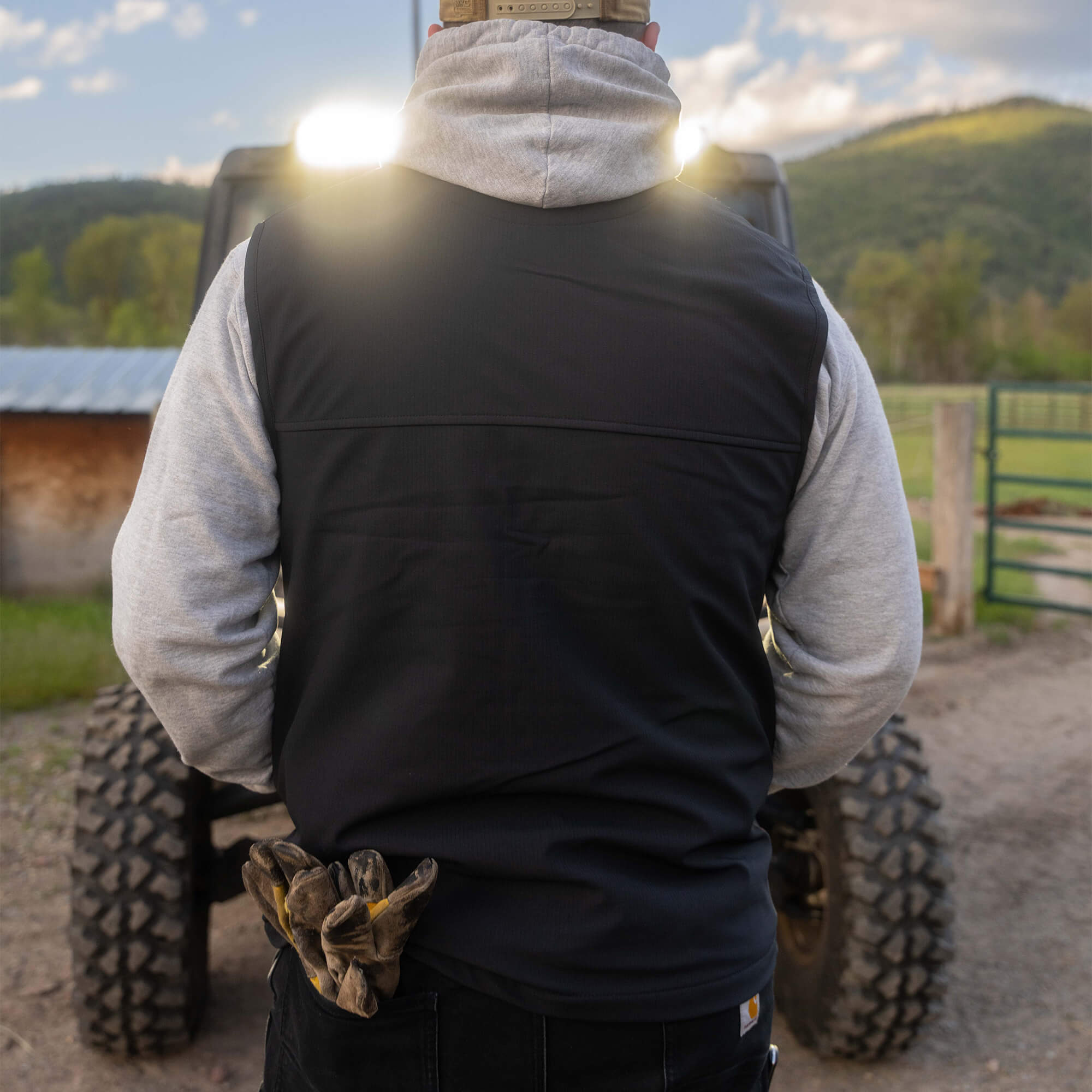 REXFORD RIPSTOP VEST - BLACK