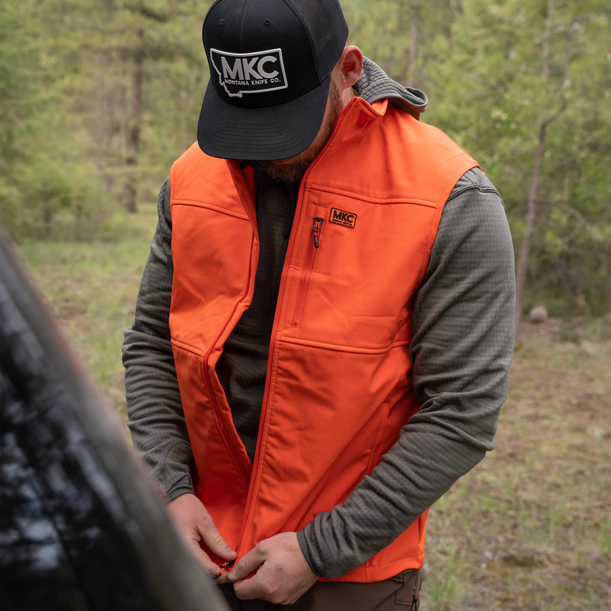 REXFORD RIPSTOP VEST - HUNTER ORANGE