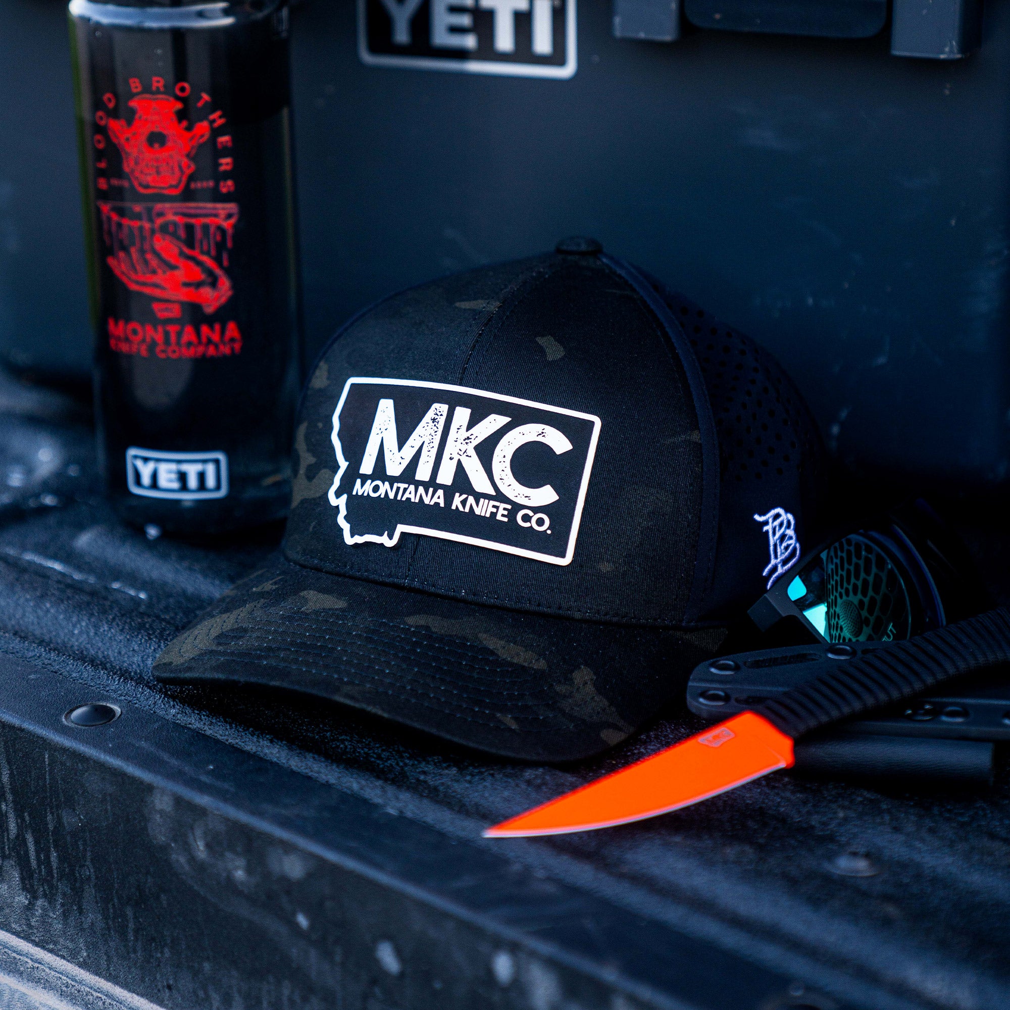 MKC BIG STATE PATCH - PERFORMANCE HAT - DARK CAMO