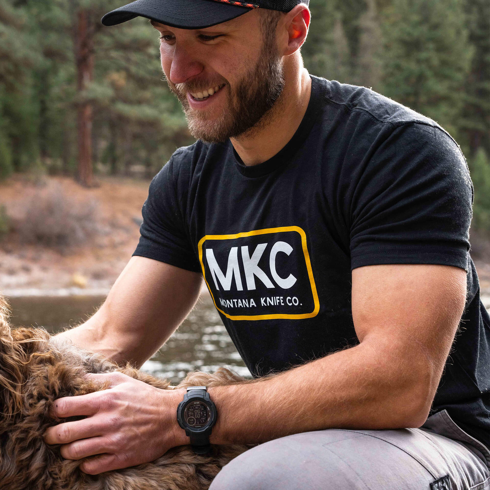 MKC LOGO TEE - BLACK