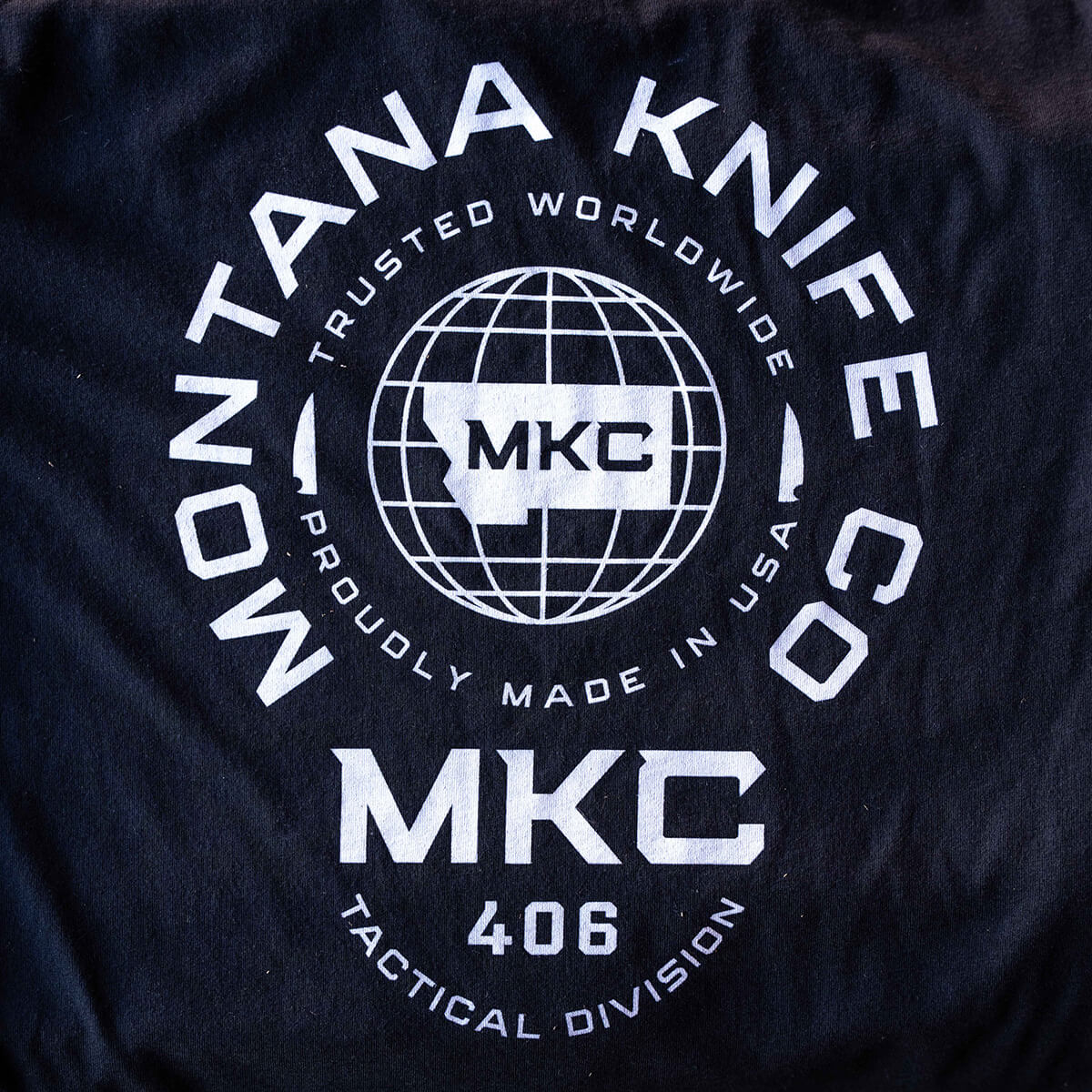 MKC TACTICAL GLOBE TEE - BLACK