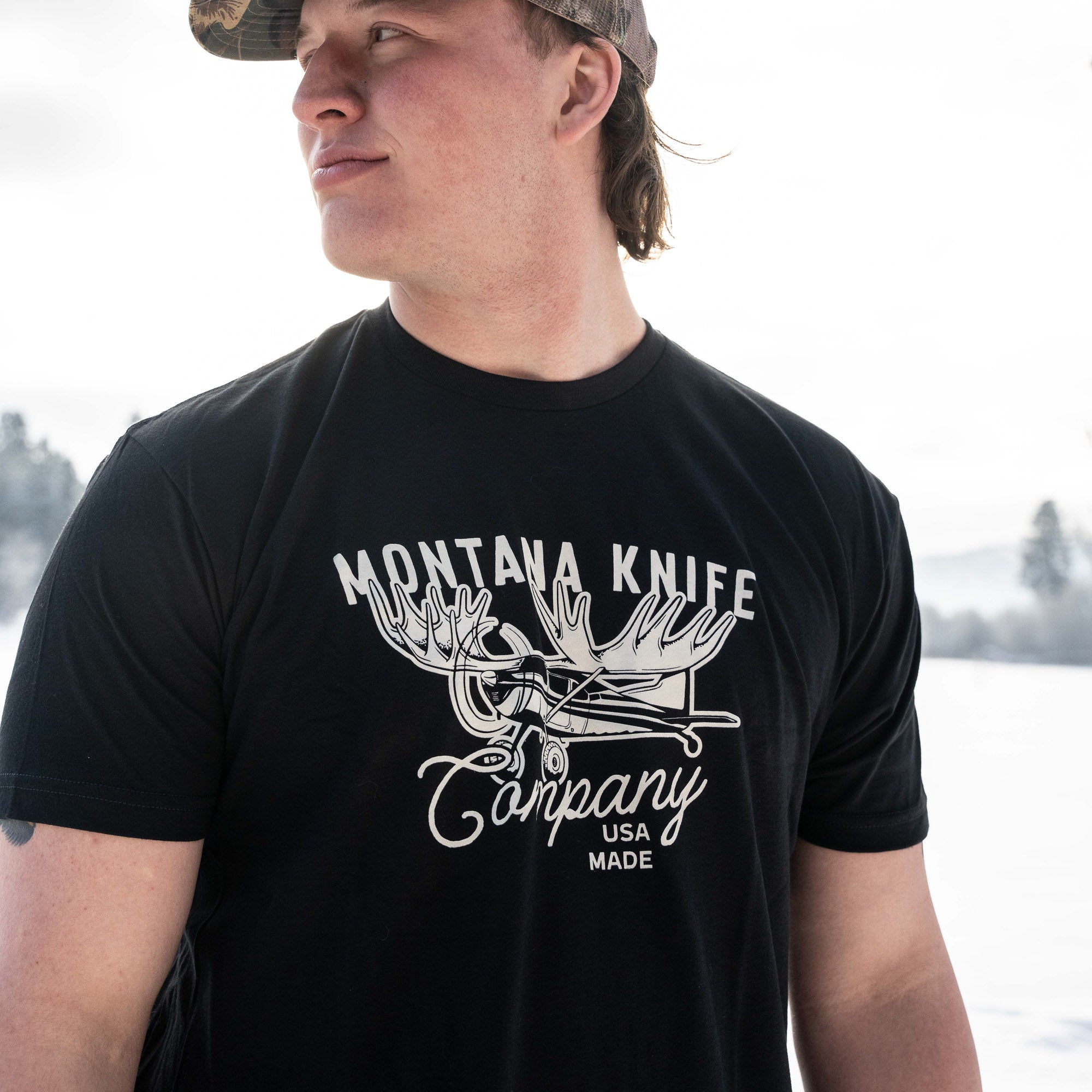 MKC MOOSE TEE - BLACK