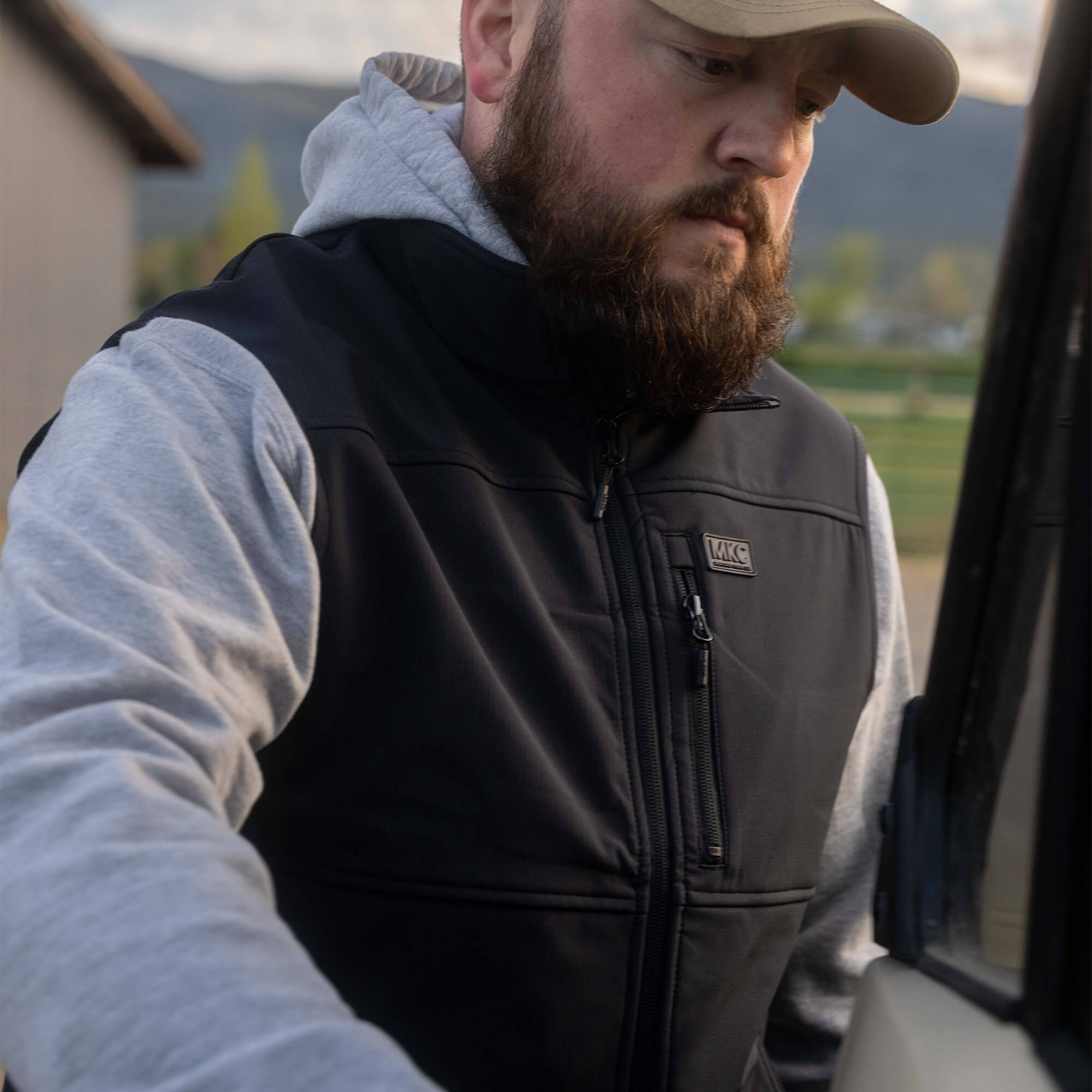 REXFORD RIPSTOP VEST - BLACK