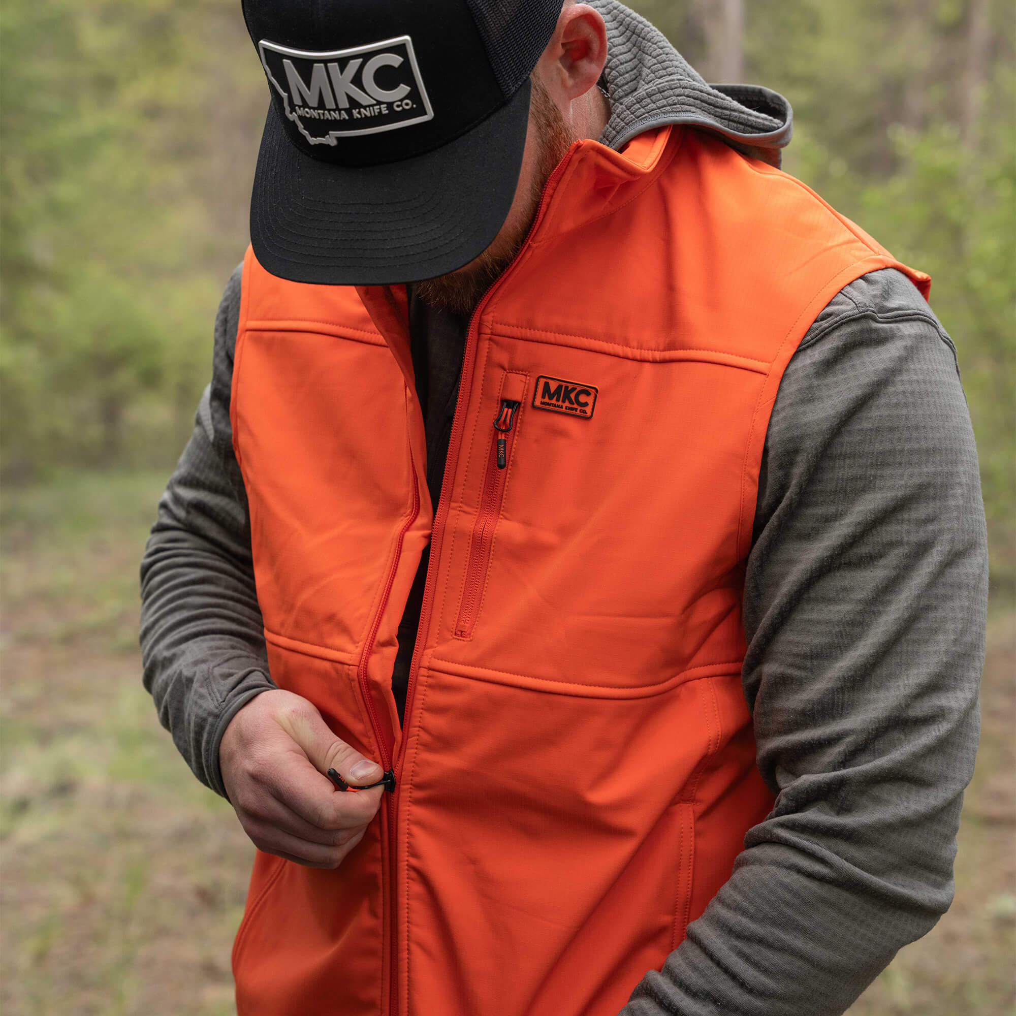 REXFORD RIPSTOP VEST - HUNTER ORANGE