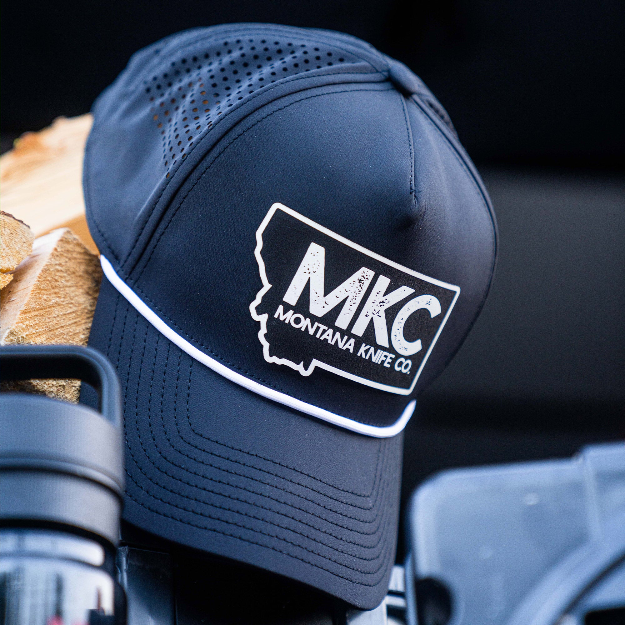 MKC BIG STATE PATCH - ROPE HAT - BLACK