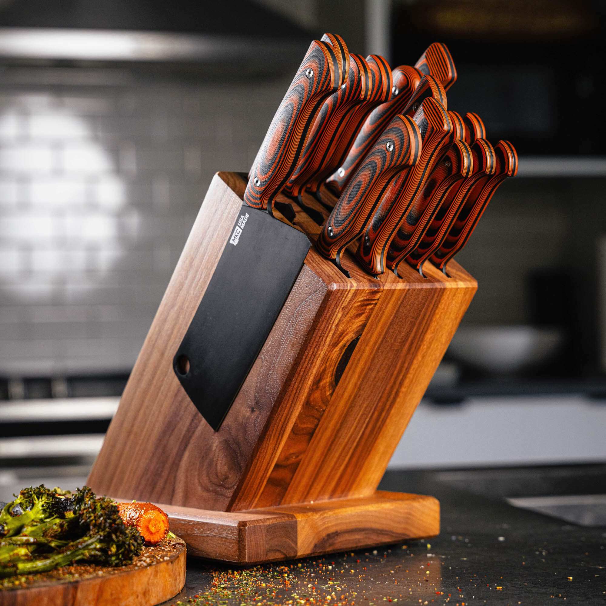 MKC CULINARY MAGNETIC KNIFE BLOCK