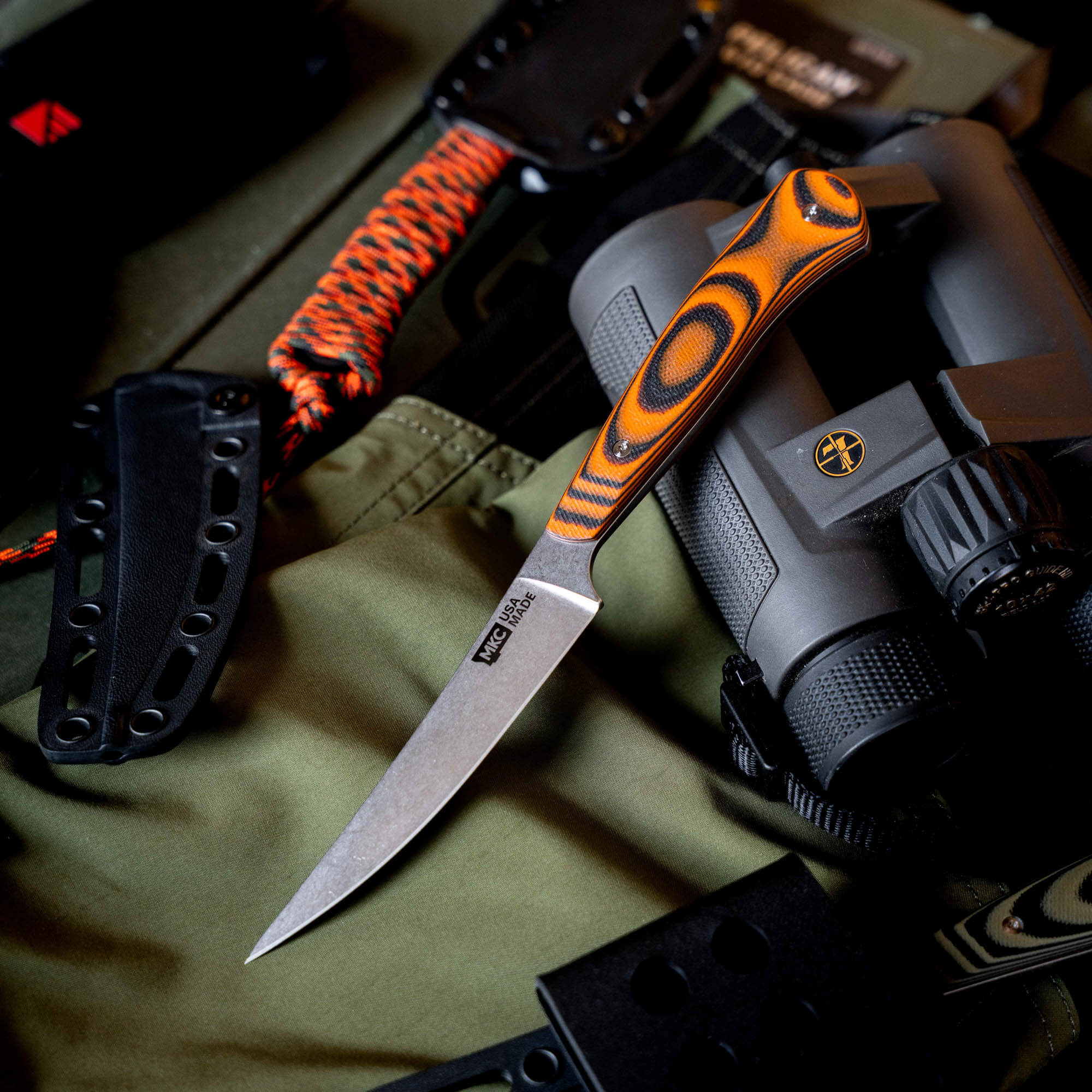FIELD BONING KNIFE - ORANGE & BLACK