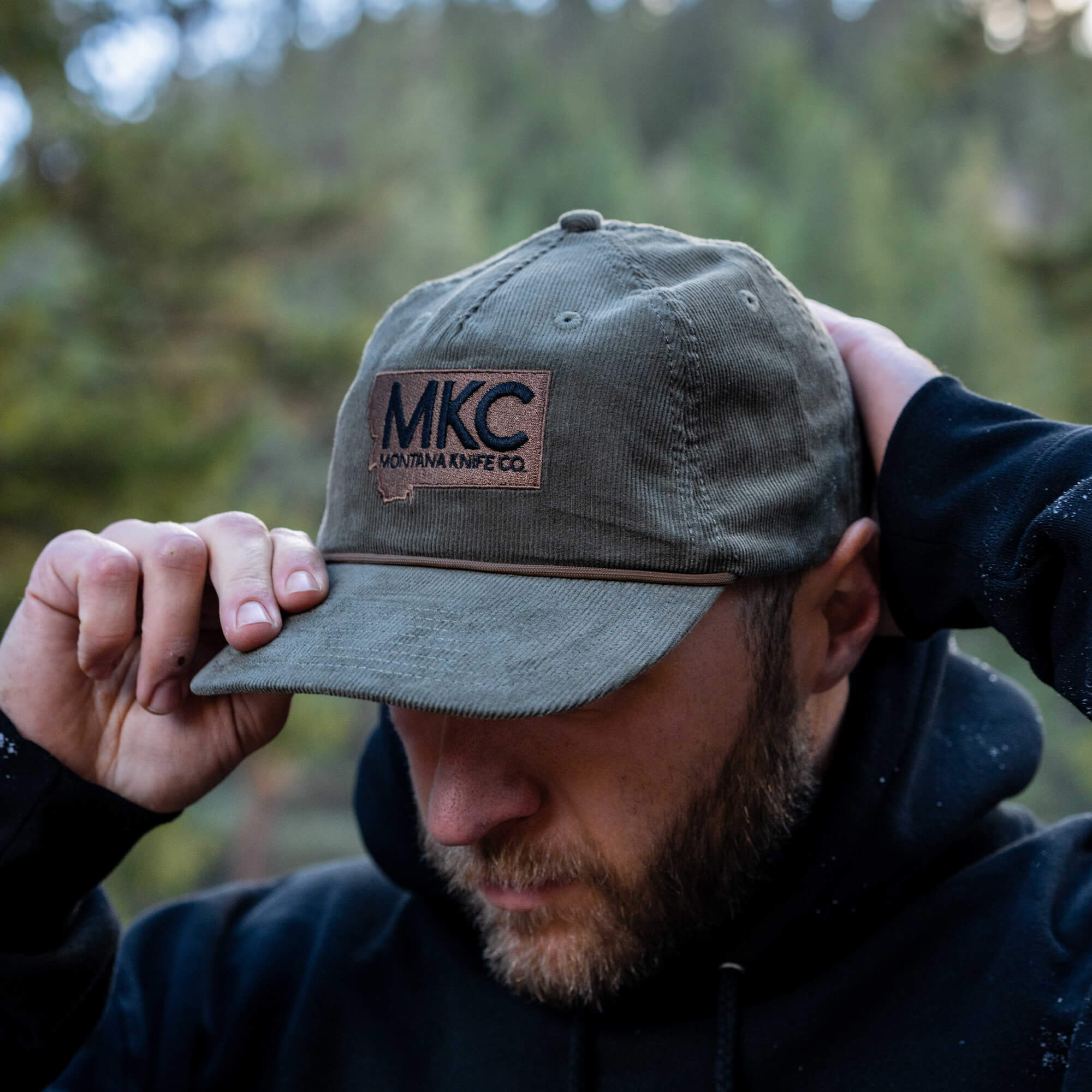 MKC CORDUROY HAT - OLIVE