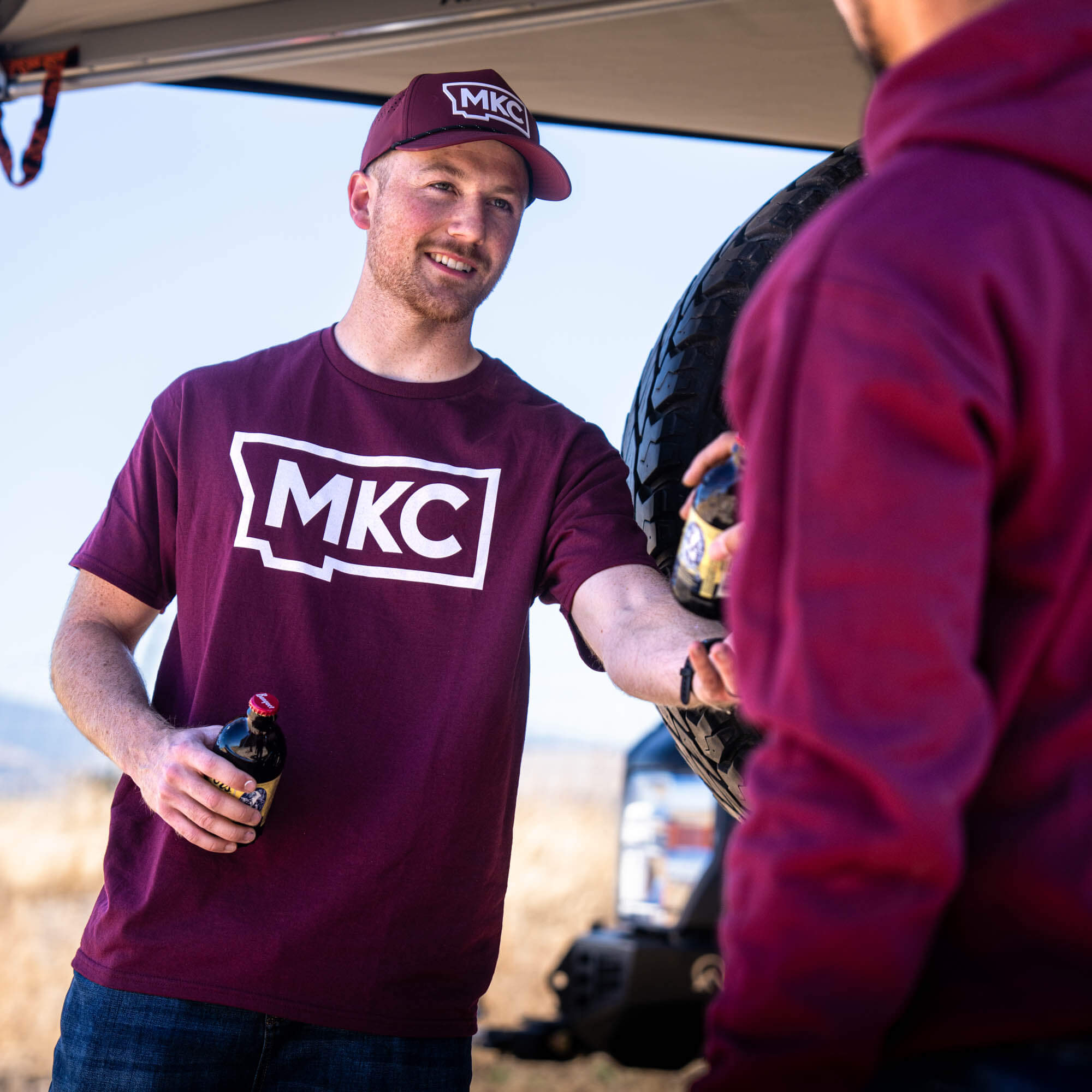 MKC TEAM TEE - MAROON