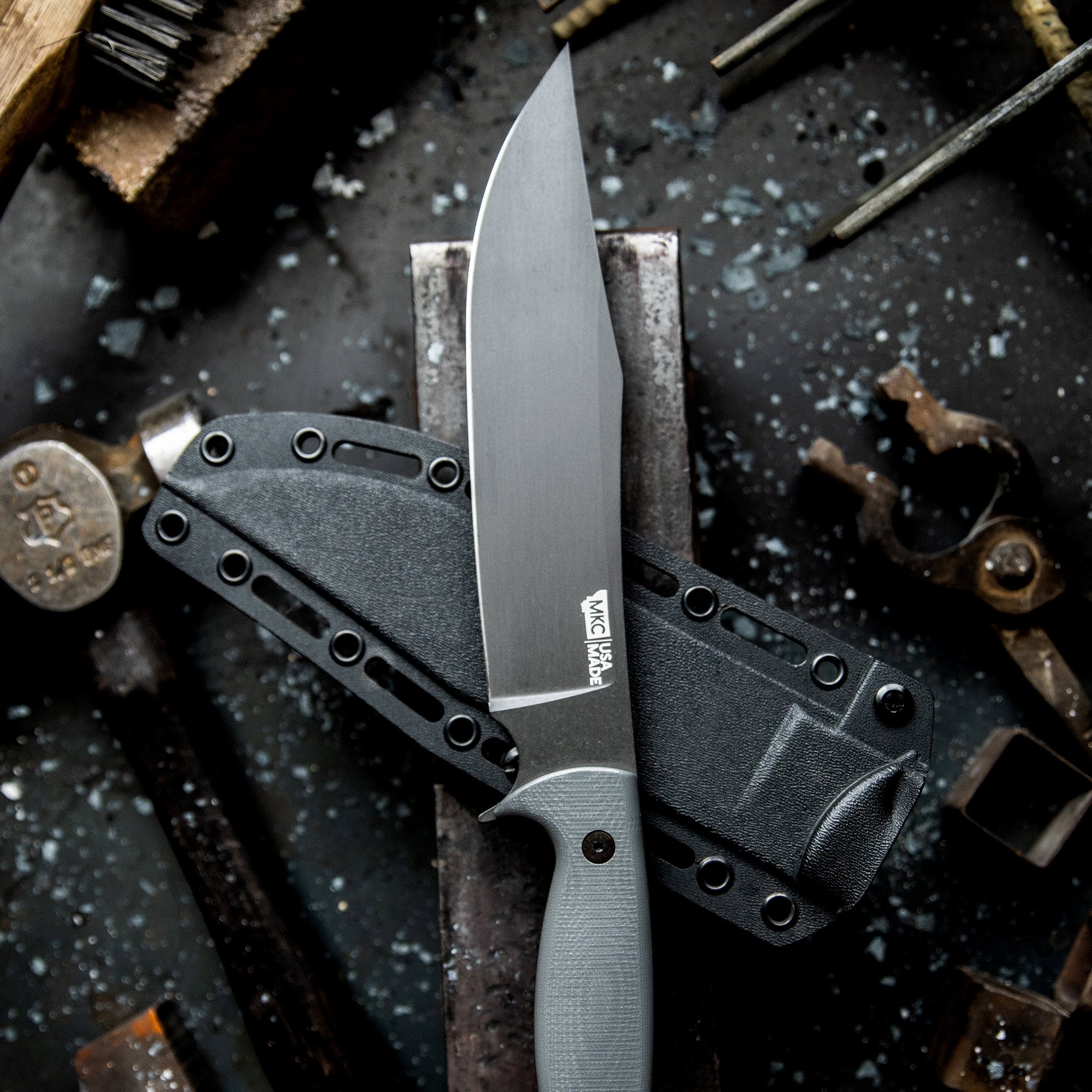 THE MARSHALL BUSHCRAFT KNIFE - GREY