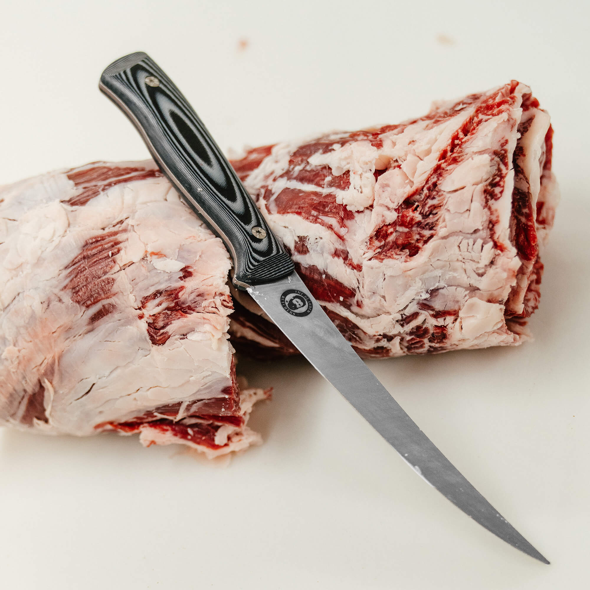 BONING BUTCHER KNIFE - BEARDED BUTCHERS EDITION - GREY/BLACK