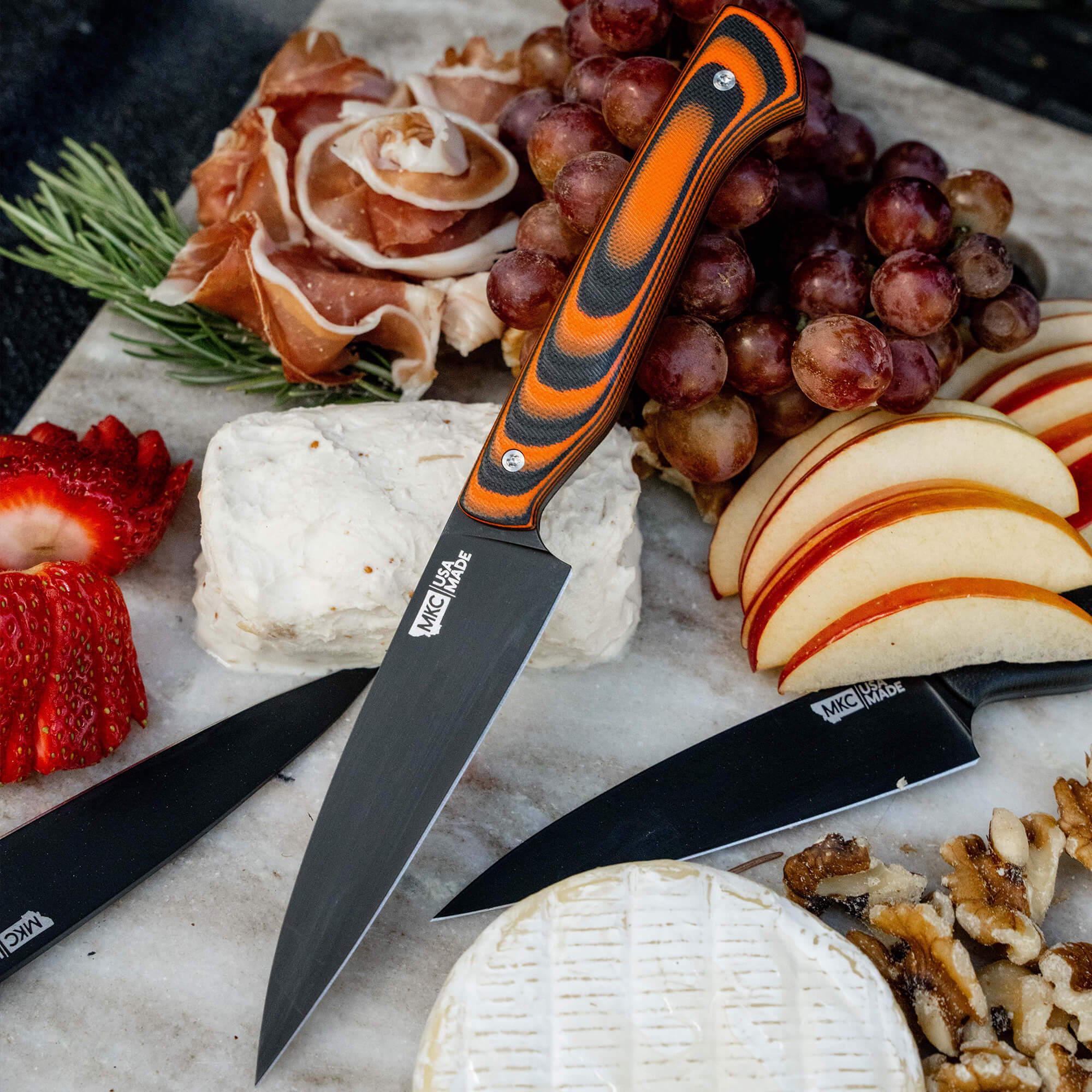 CUTBANK PARING KNIFE - ORANGE/BLACK