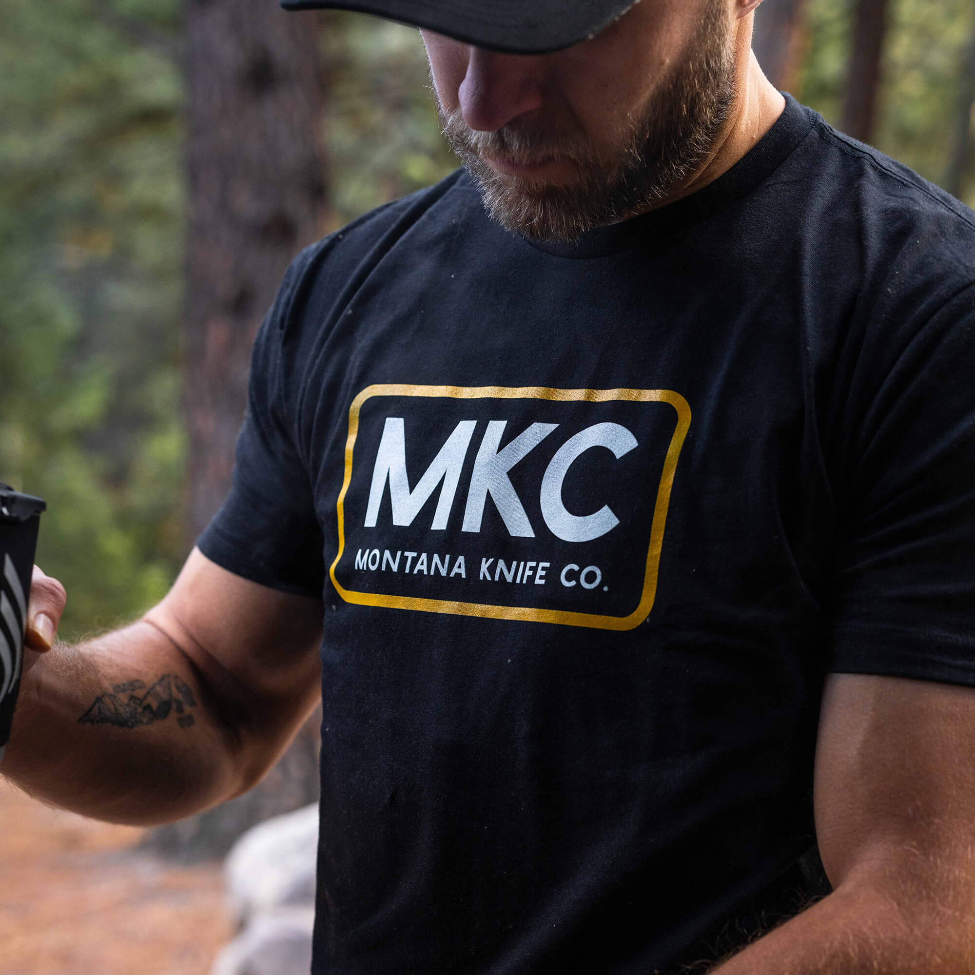 MKC LOGO TEE - BLACK