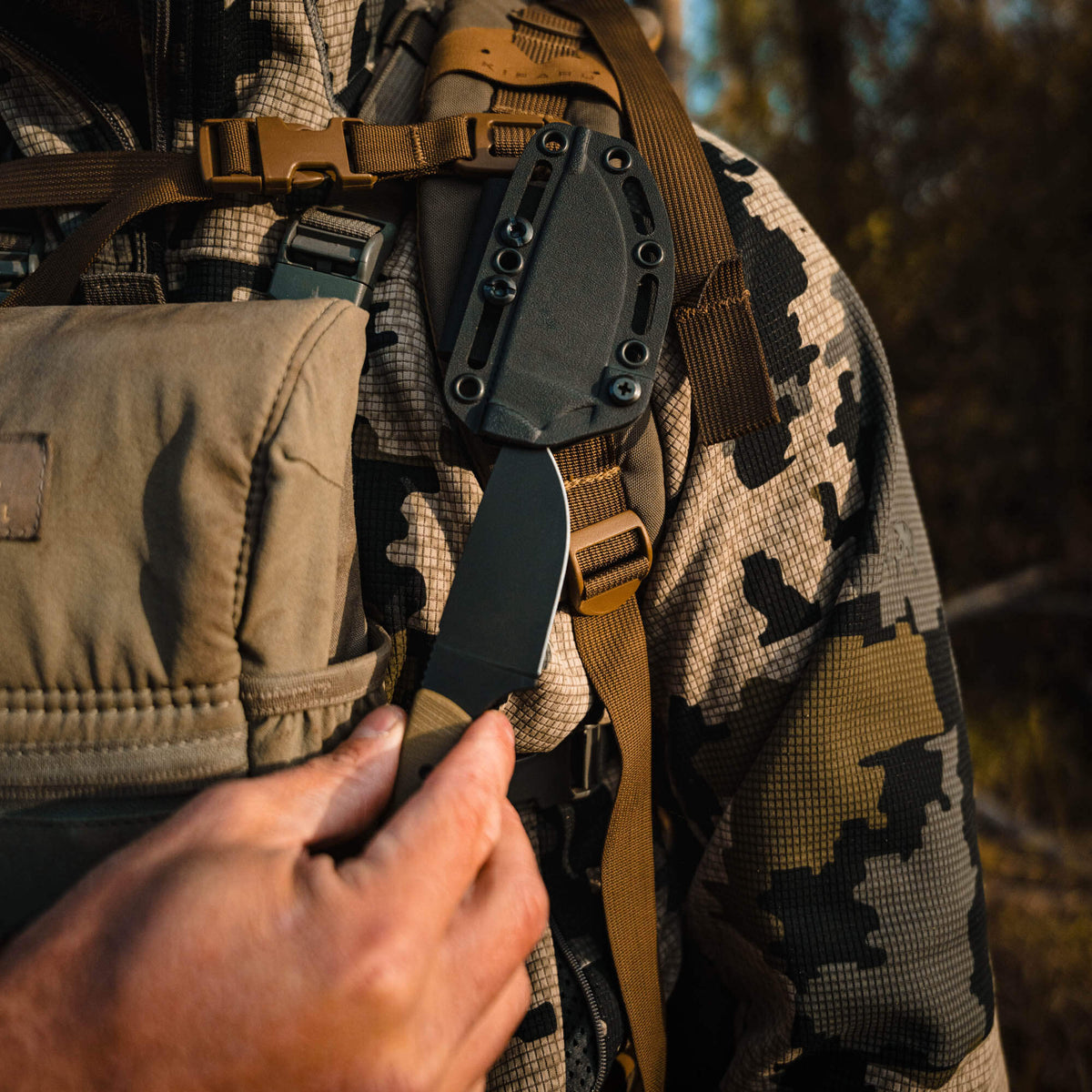 MKC ELK KNIFE - PVD - OLIVE