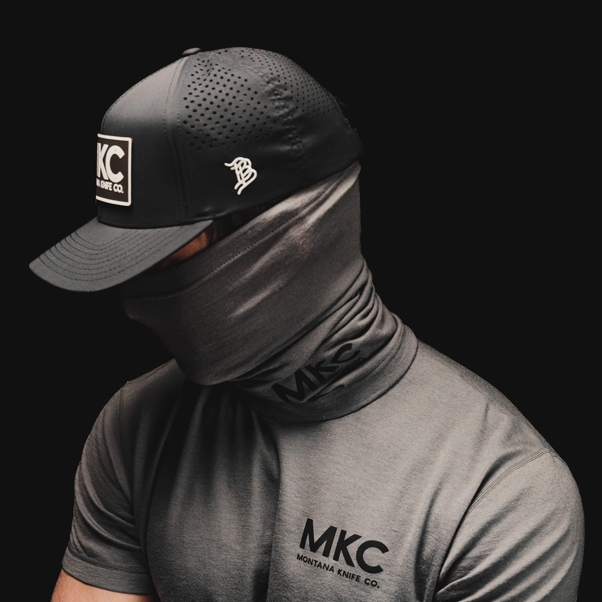 RANGE LINE PRO NECK GAITER - CHARCOAL