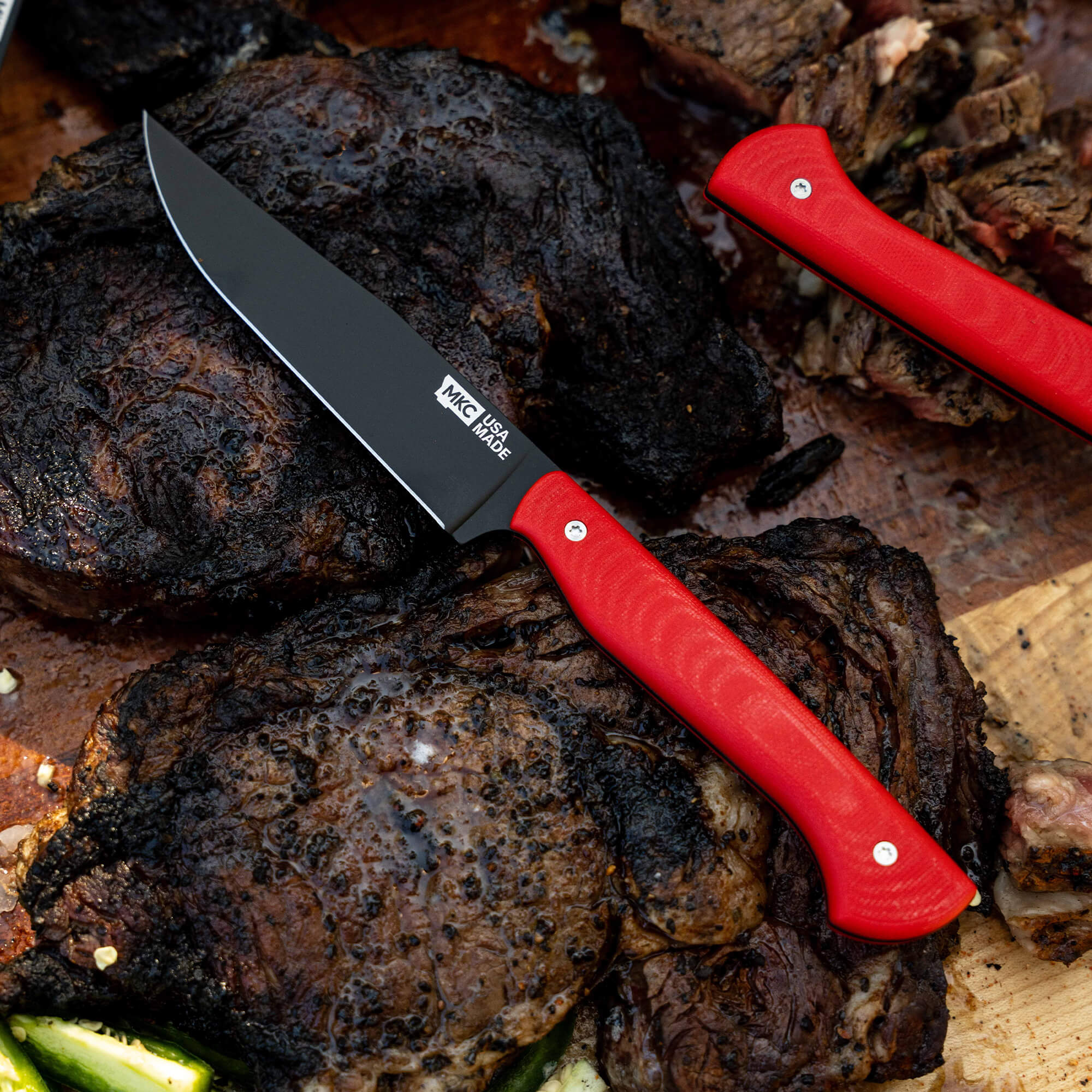 MKC STEAK KNIVES (SET OF 4) - PVD - RED