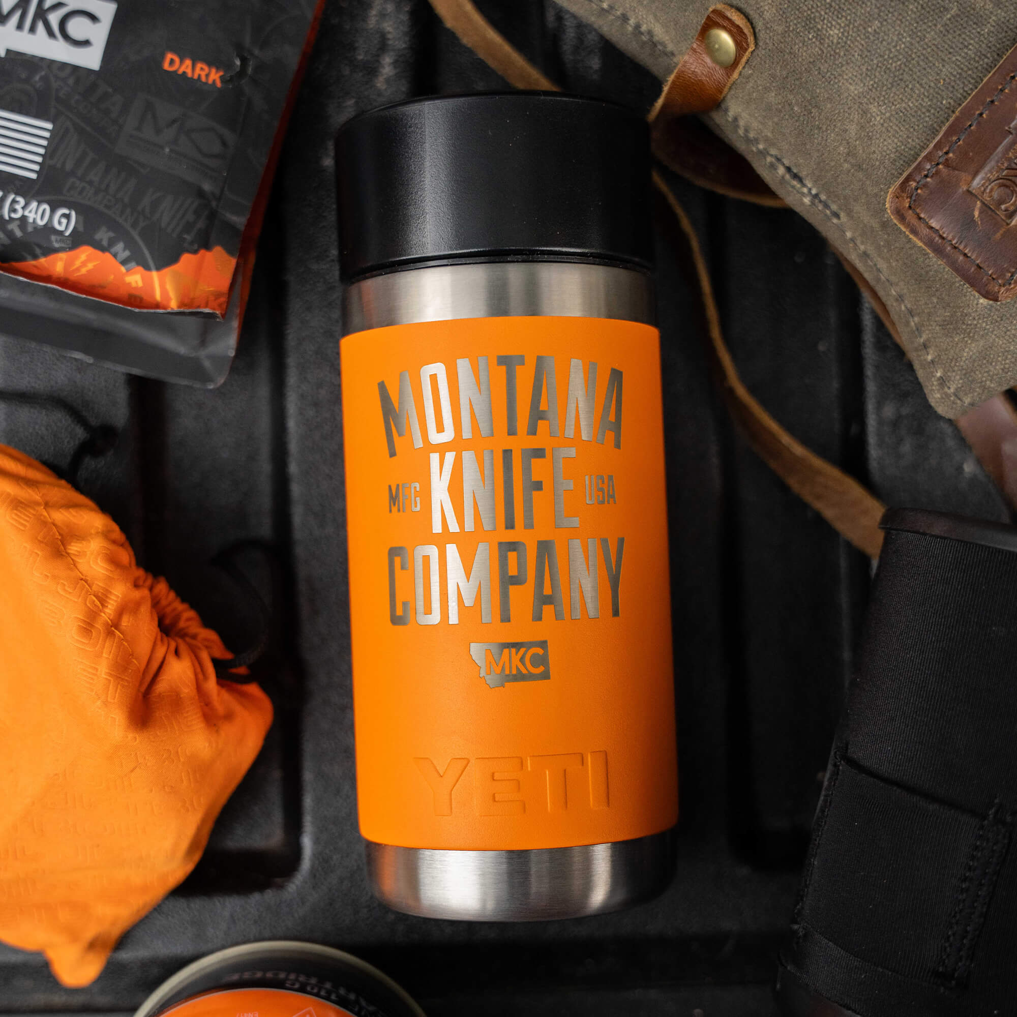 MKC x YETI RAMBLER 12 OZ HOTSHOT - BLAZE ORANGE