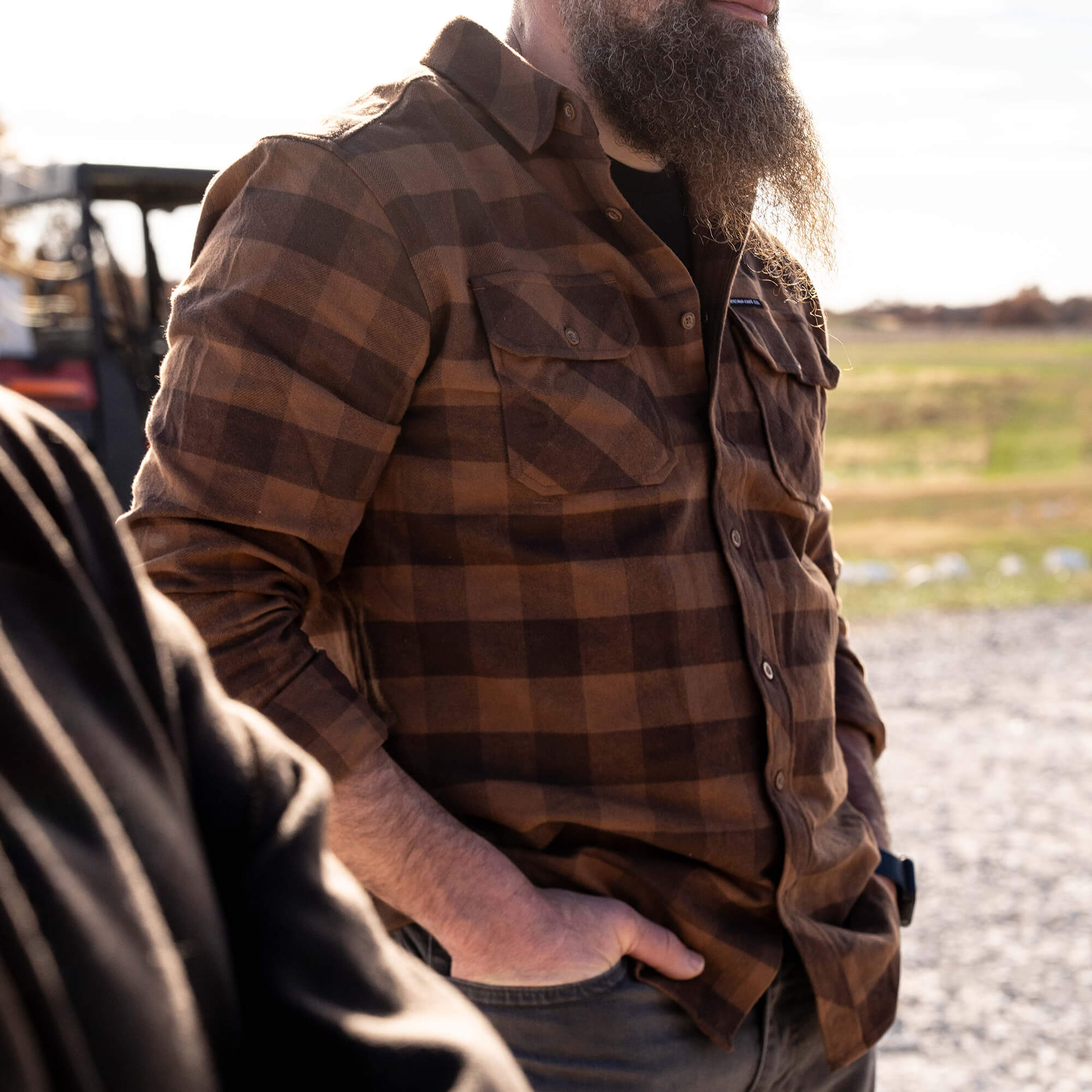 MKC HEAVYWEIGHT FLANNEL - DARK COYOTE