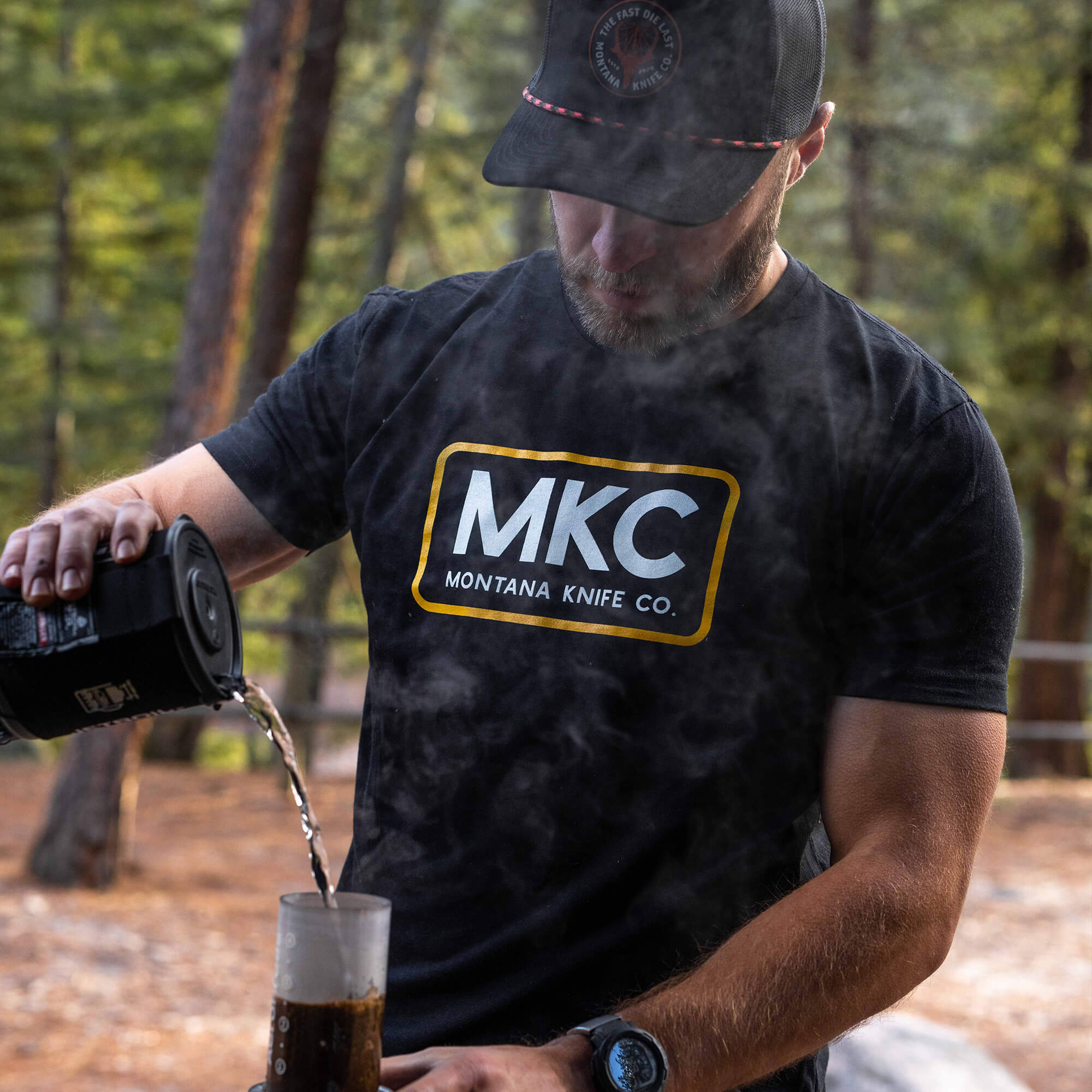 MKC LOGO TEE - BLACK