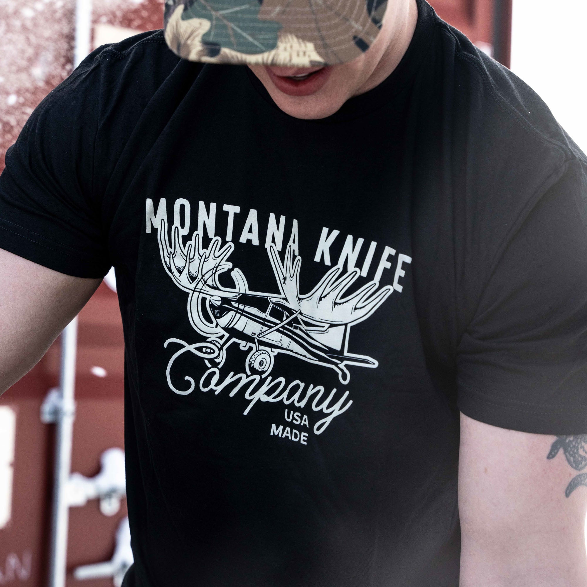 MKC MOOSE TEE - BLACK