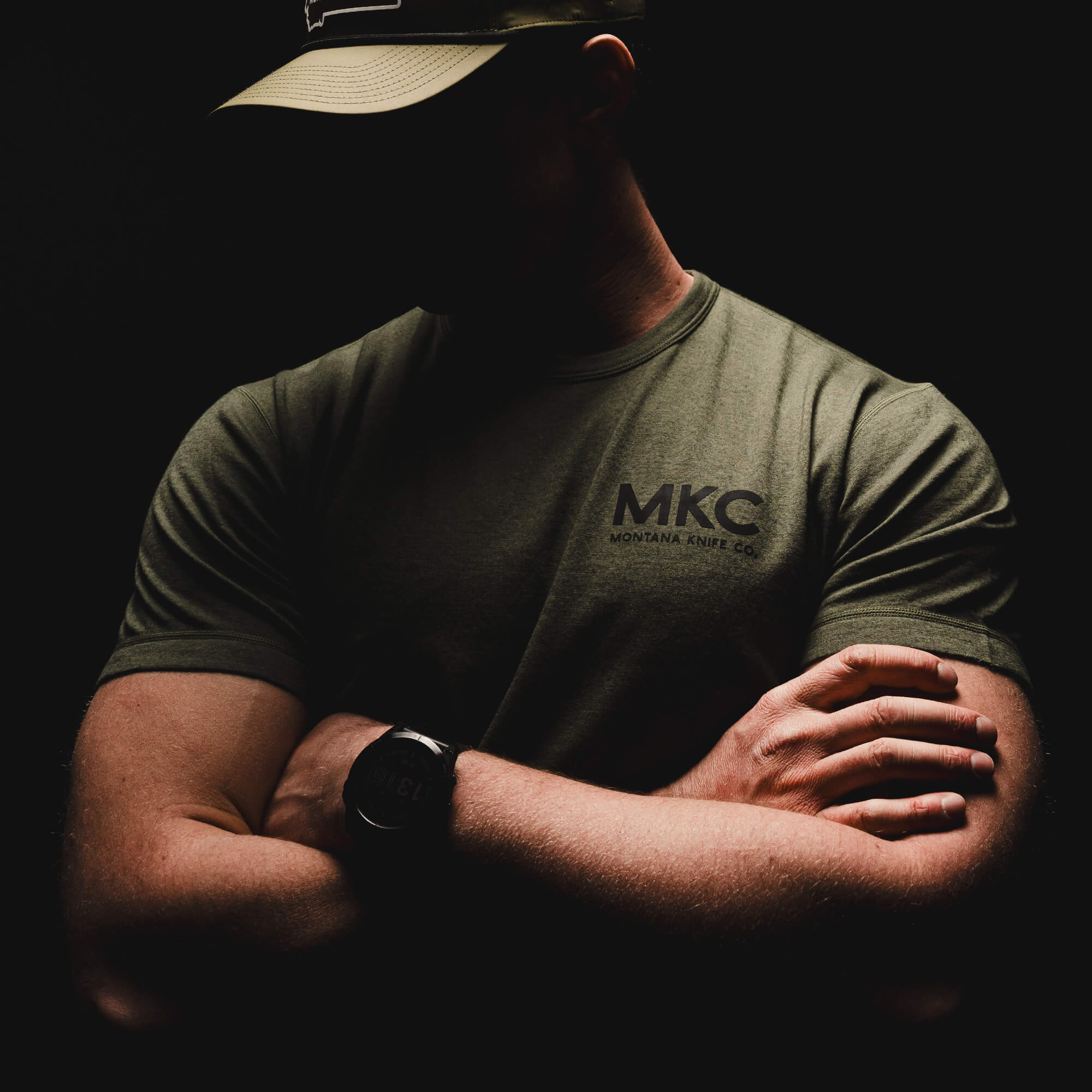 RANGE LINE PRO TEE - OLIVE